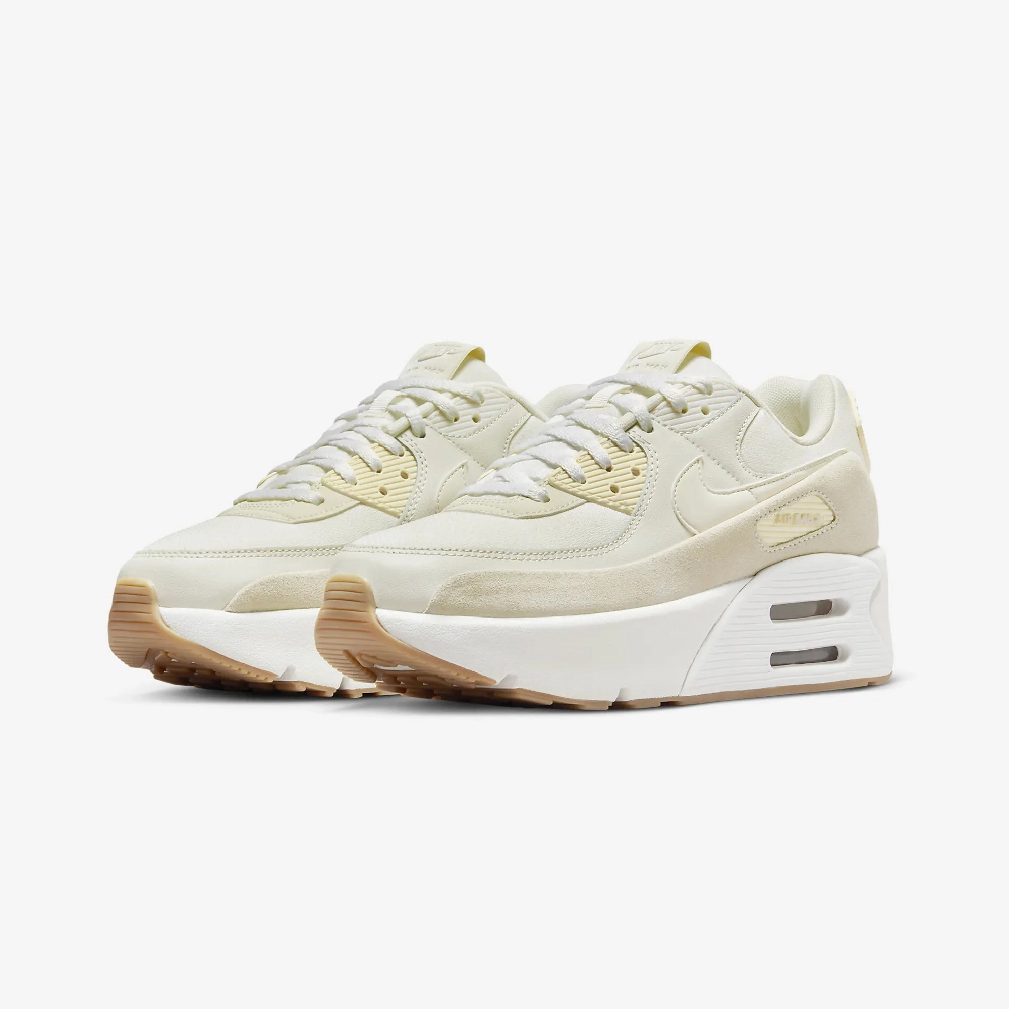 NIKE | AIR MAX 90 LV8 { SAIL/SAIL-PHANTOM-LT OREWOOD BRN