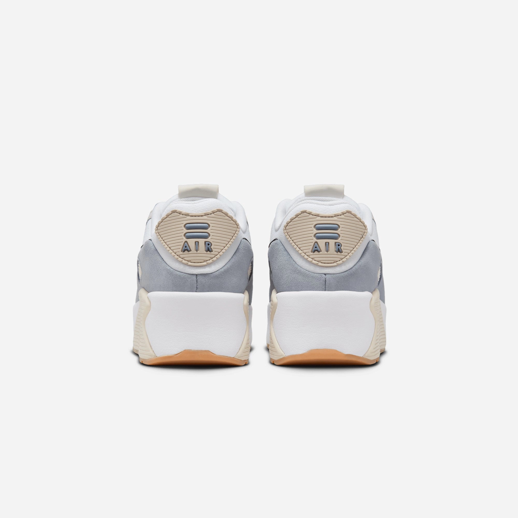 NIKE | AIR MAX 90 LV8 { WHITE/BLACK-ASHEN SLATE-LT OREWOOD BRN