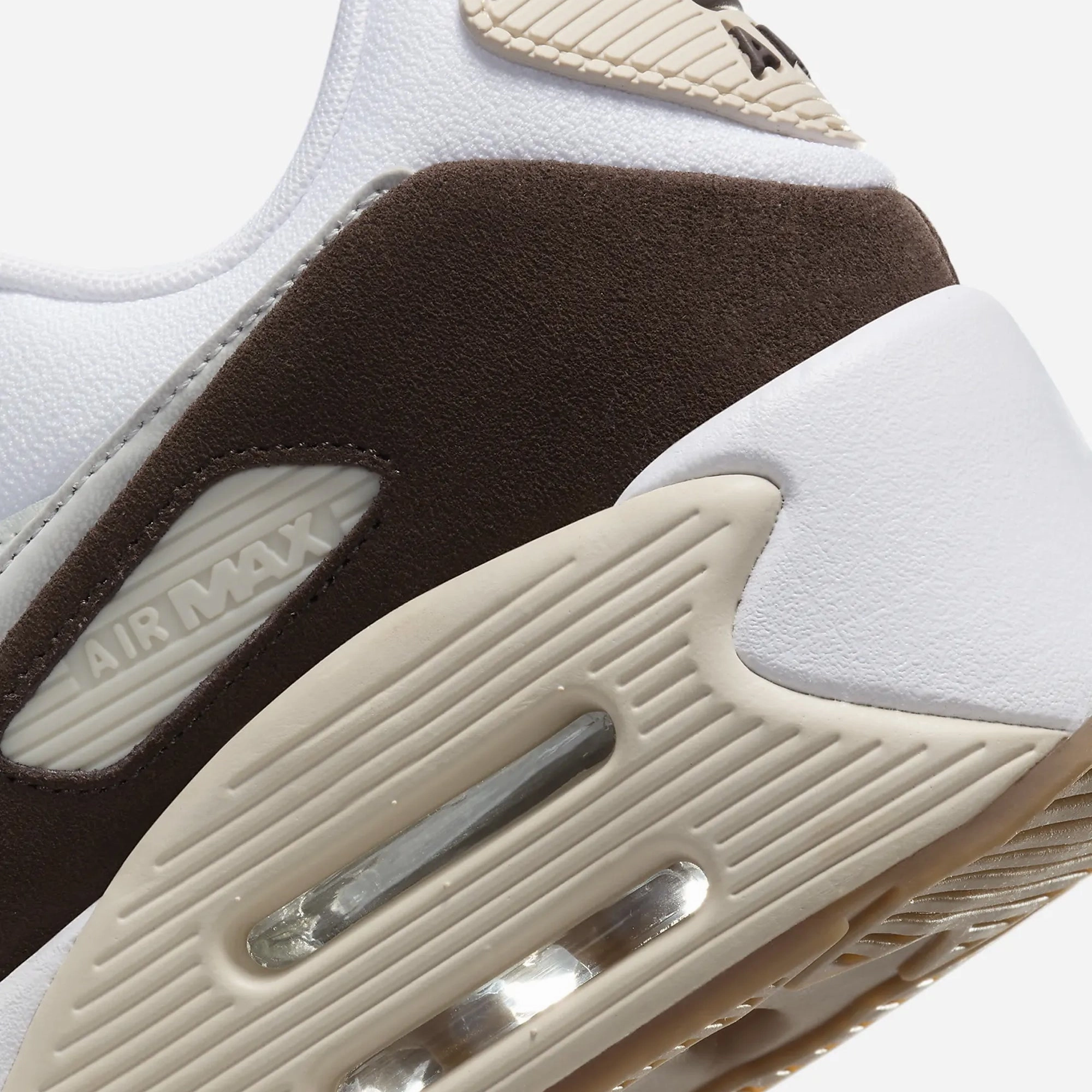 Nike | AIR MAX 90 LV8  { WHITE/PHOTON DUST-BAROQUE BROWN