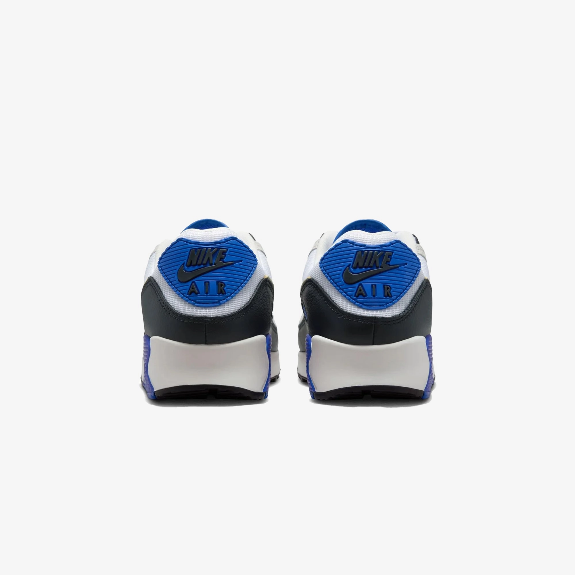 NIKE | AIR MAX 90 PREMIUM { WHITE/KHAKI-RACER BLUE-BLACK