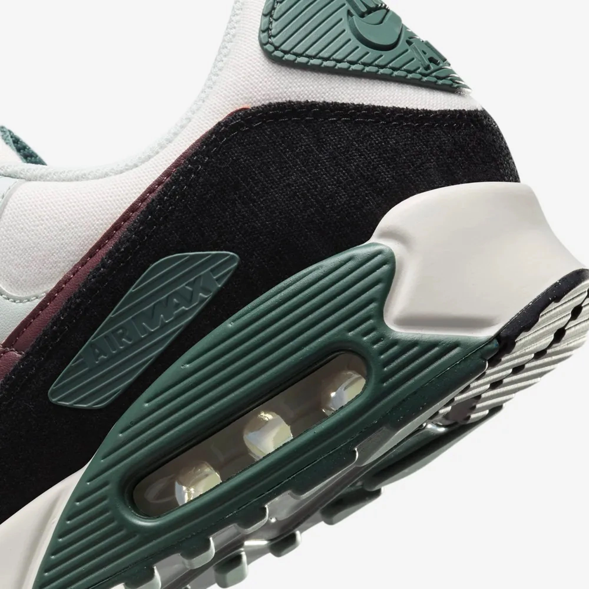 NIKE | AIR MAX 90 PRM { PHANTOM/BURGUNDY CRUSH-VINTAGE GREEN