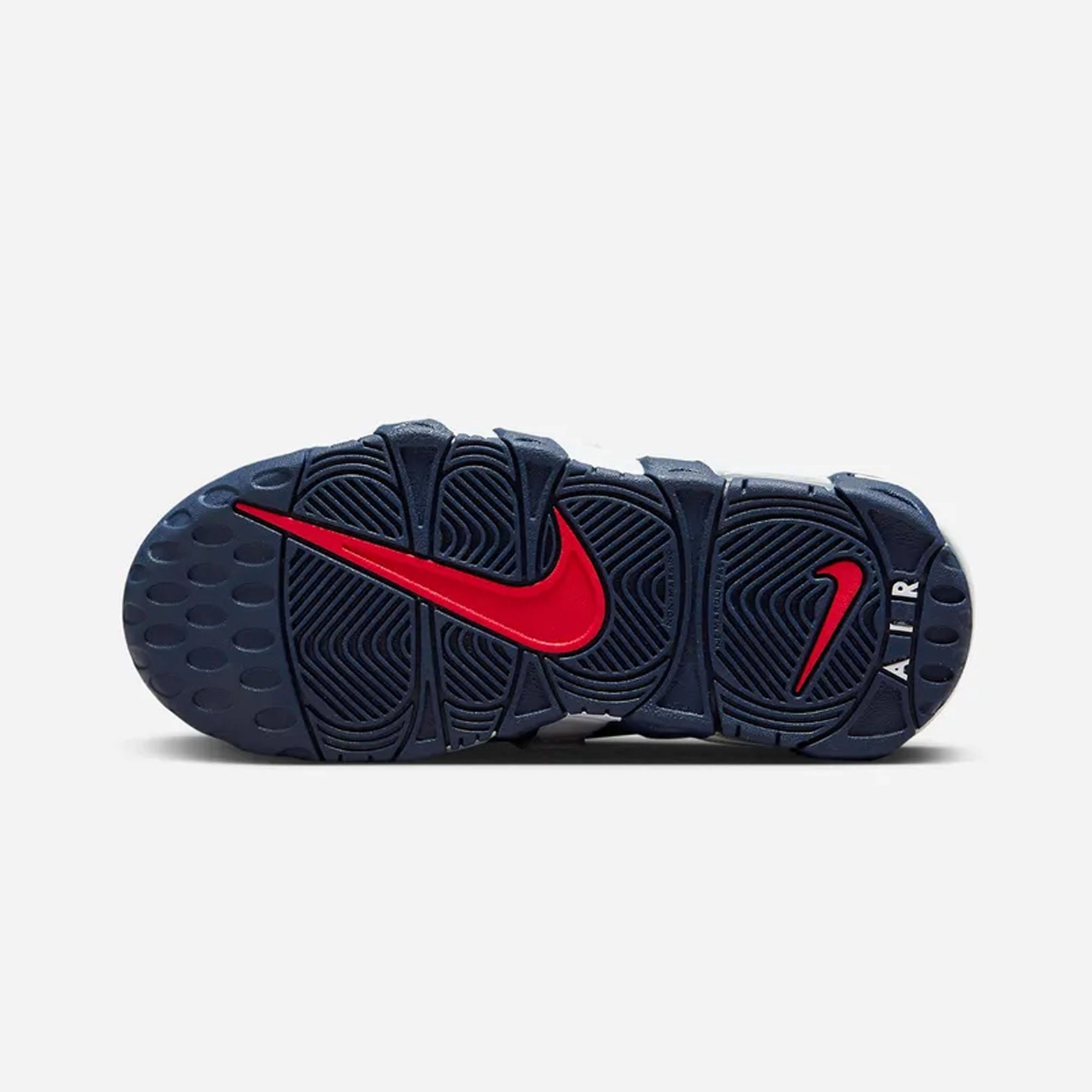 NIKE | AIR MORE UPTEMPO '96 { WHITE/MIDNIGHT NAVY-METALLIC GOLD