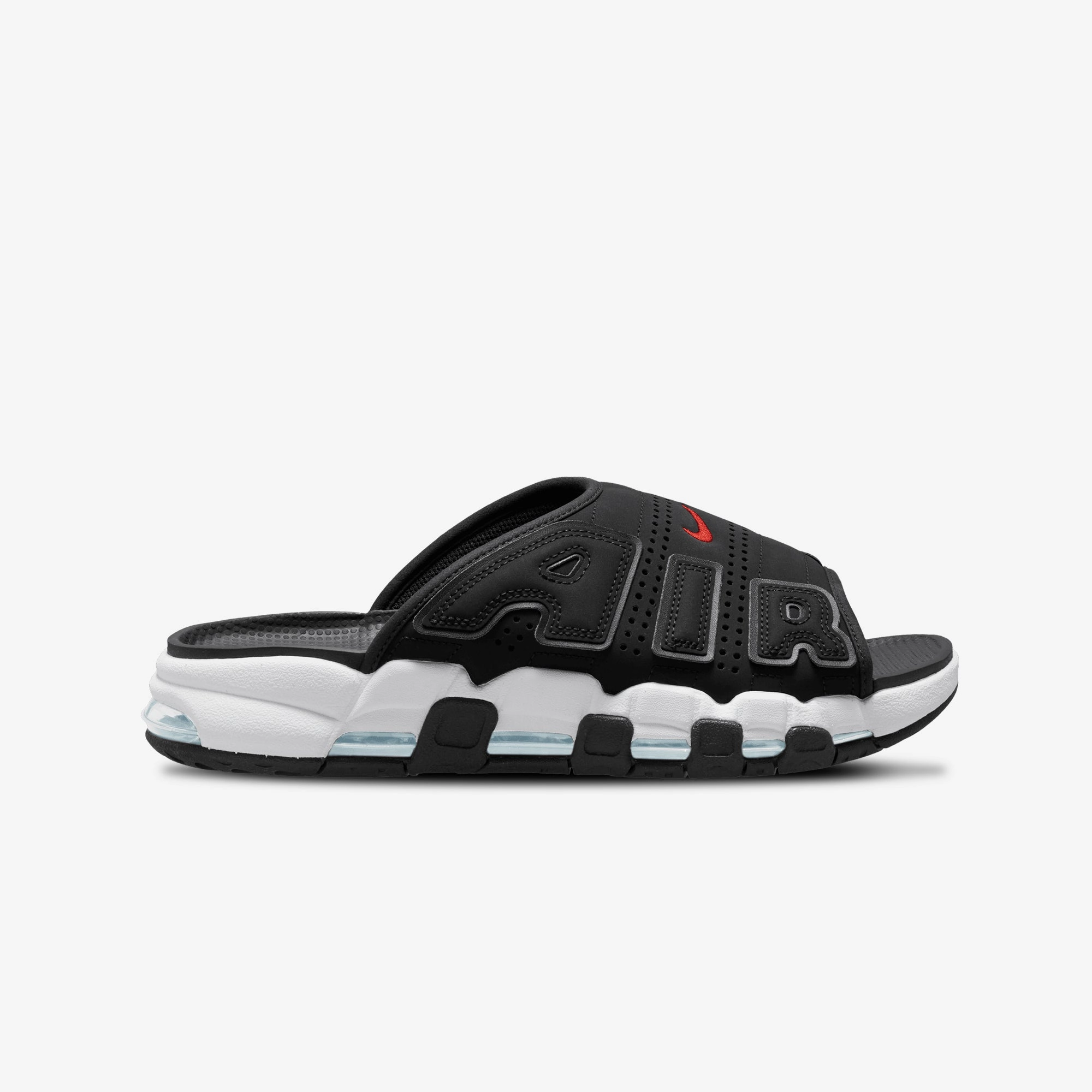 Nike | AIR MORE UPTEMPO  { BLACK/WHITE-BLACK-CLEAR