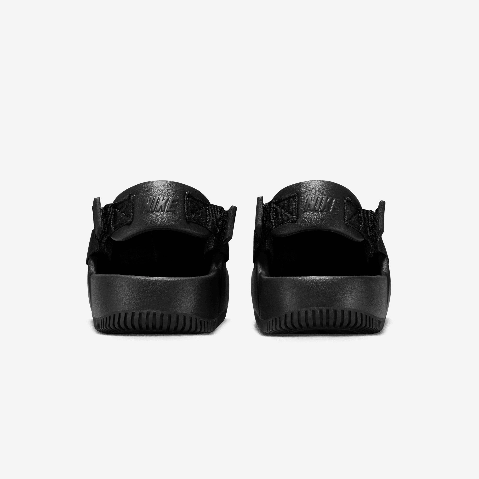 NIKE | CALM MULES { BLACK/BLACK