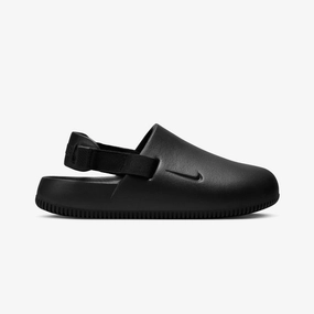 NIKE | CALM MULES { BLACK/BLACK