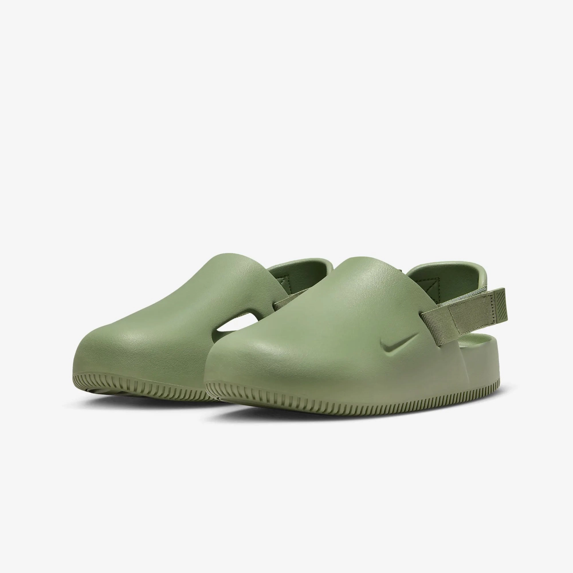 Nike | CALM MULES  { OIL GREEN/OIL GREEN