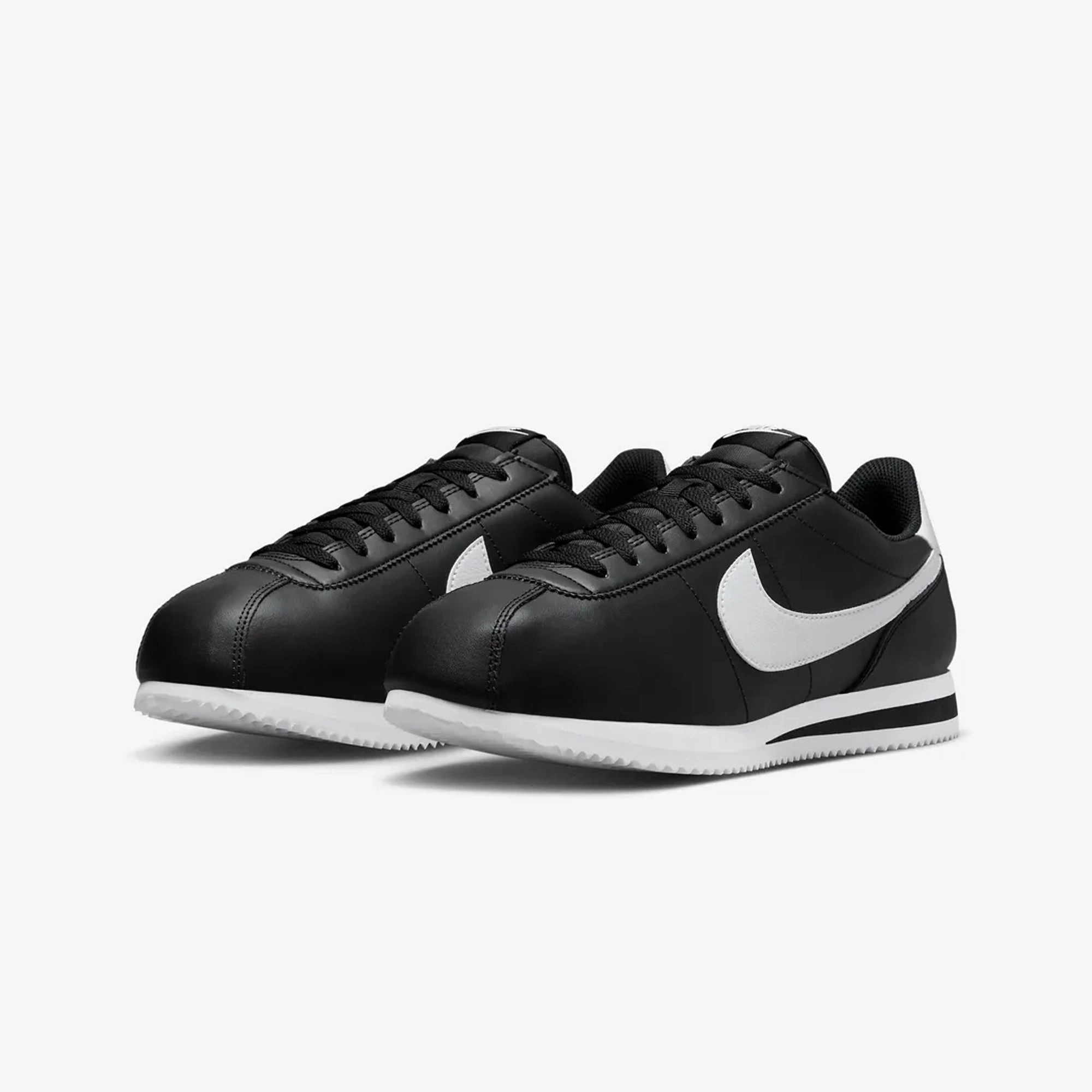 Nike | CORTEZ  { BLACK/WHITE