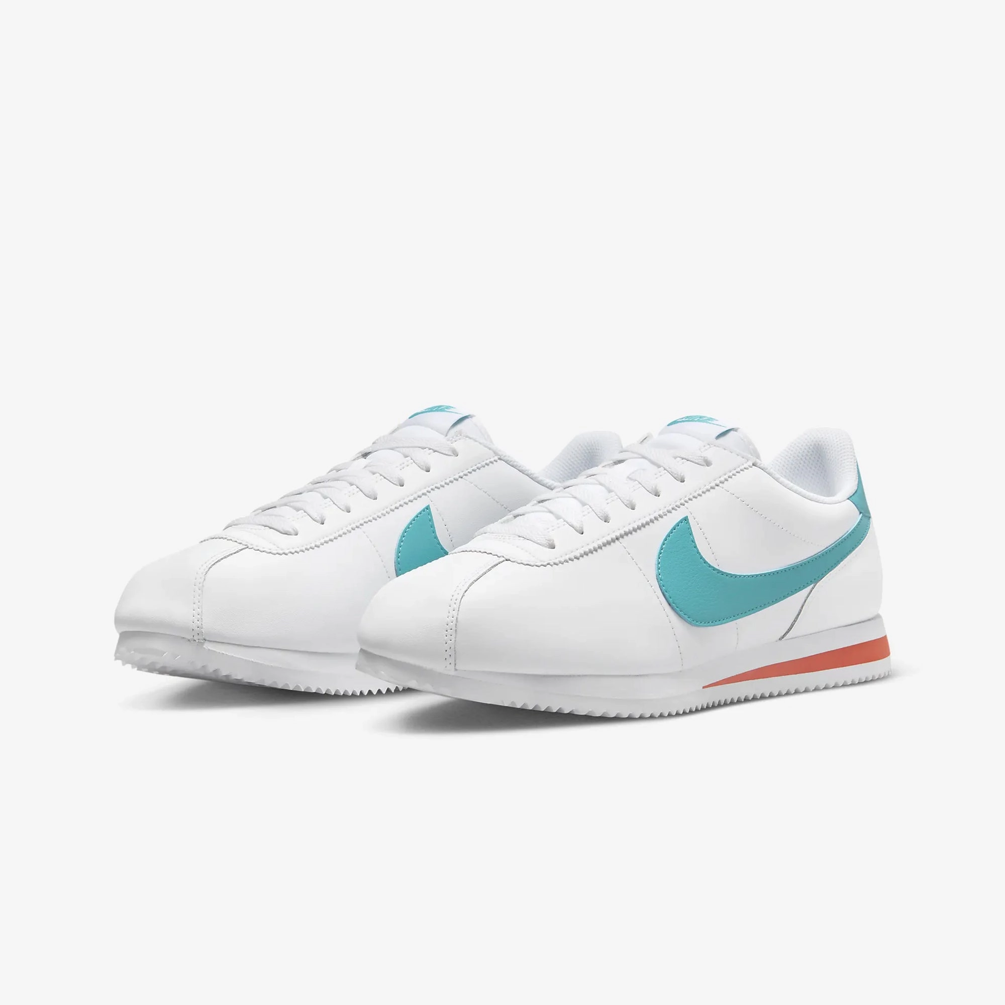 Nike | CORTEZ  { WHITE/DUSTY CACTUS-COSMIC CLAY
