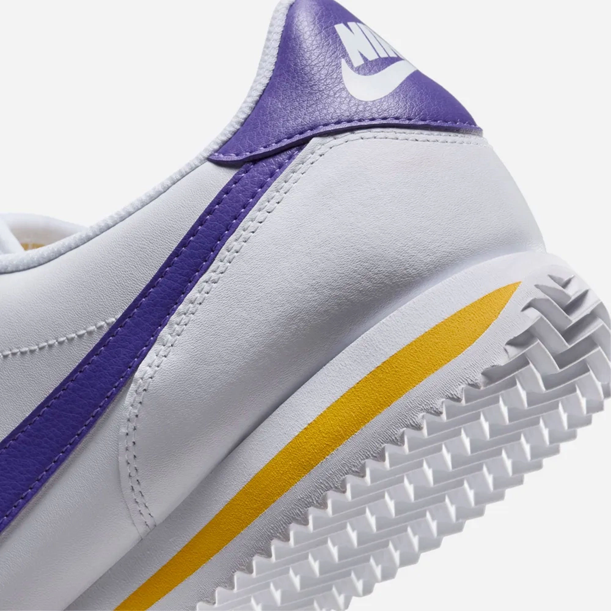 NIKE | CORTEZ { WHITE/VARSITY PURPLE-VARSITY MAIZE