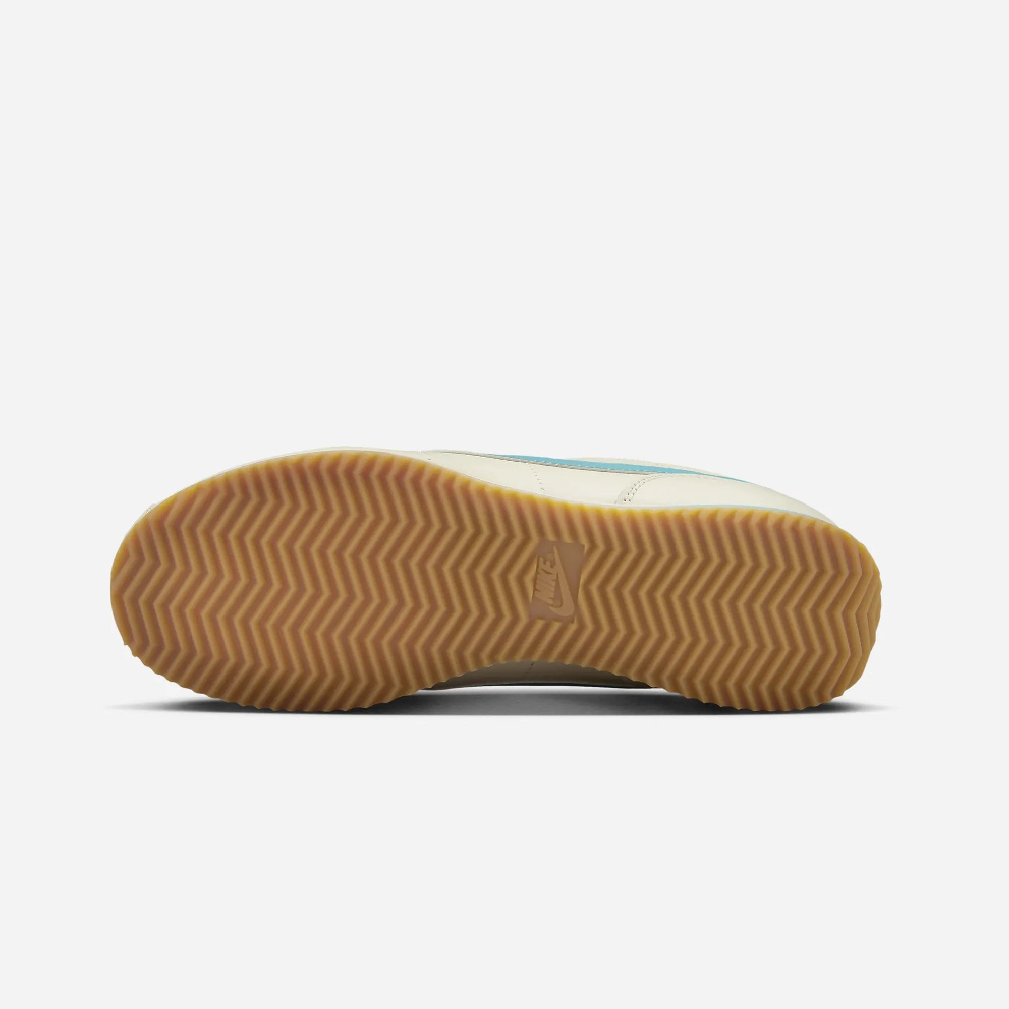 Nike | CORTEZ TXT  { COCONUT MILK/TEAL NEBULA-GUM YELLOW