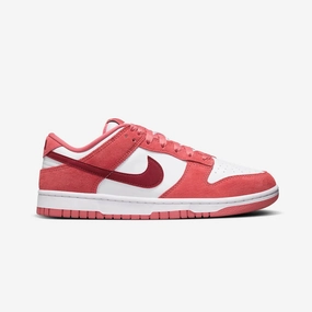 Nike | DUNK LOW  { WHITE/TEAM RED-ADOBE-DRAGON RED