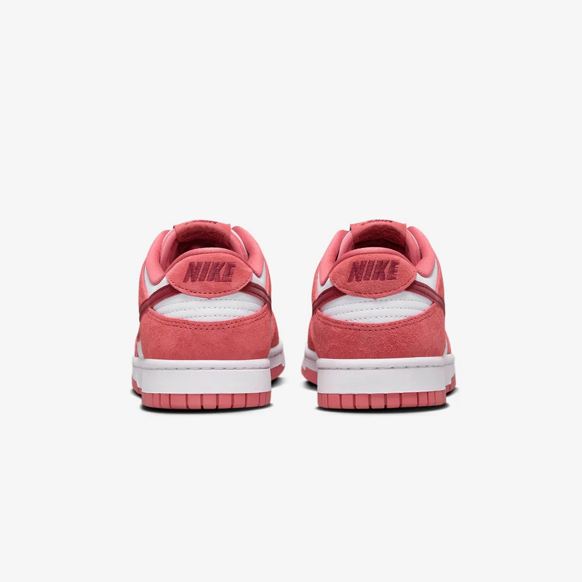 Nike | DUNK LOW  { WHITE/TEAM RED-ADOBE-DRAGON RED