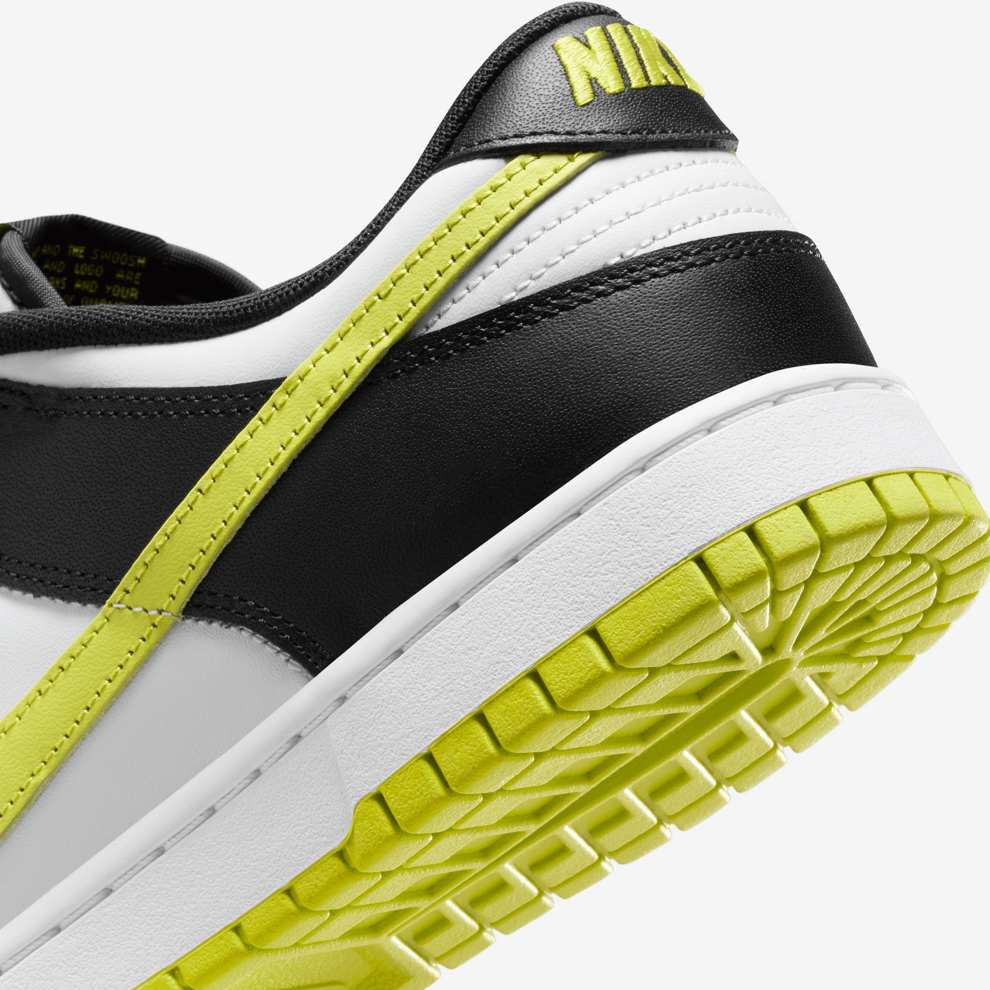 NIKE | DUNK LOW RETRO { WHITE/BRIGHT CACTUS-BLACK