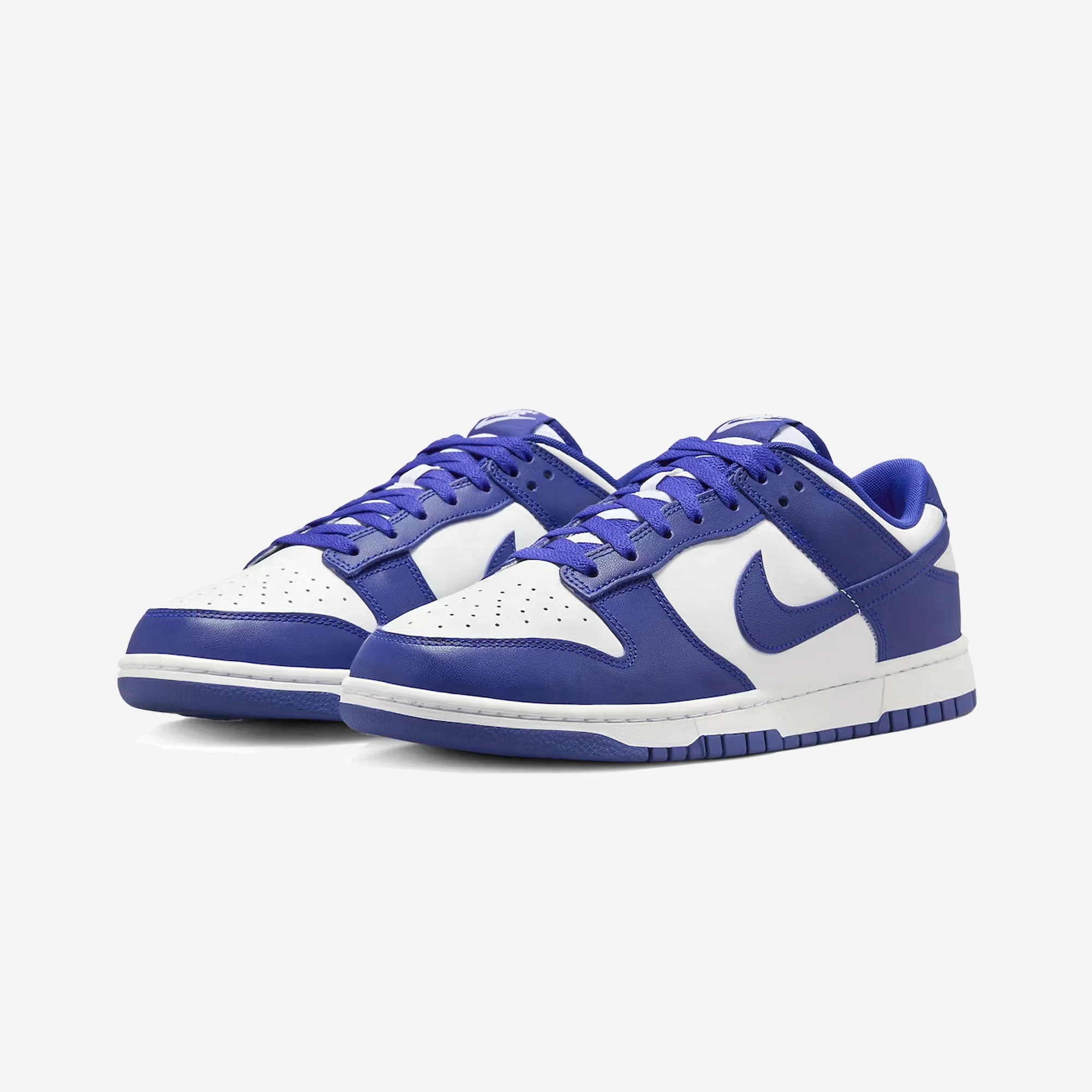 Nike | DUNK LOW RETRO  { WHITE/CONCORD-UNIVERSITY BLUE