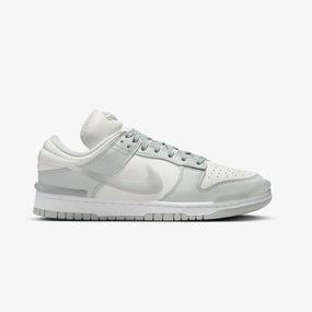 Nike | DUNK LOW TWIST  { LIGHT SILVER/SAIL-WHITE