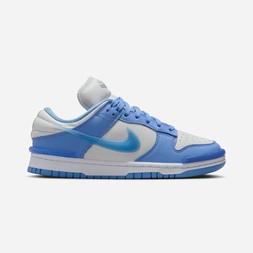Nike | DUNK LOW TWIST  { PHOTON DUST/UNIVERSITY BLUE-WHITE