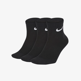 NIKE | EVERYDAY LIGHTWEIGHT { BLACK/WHITE