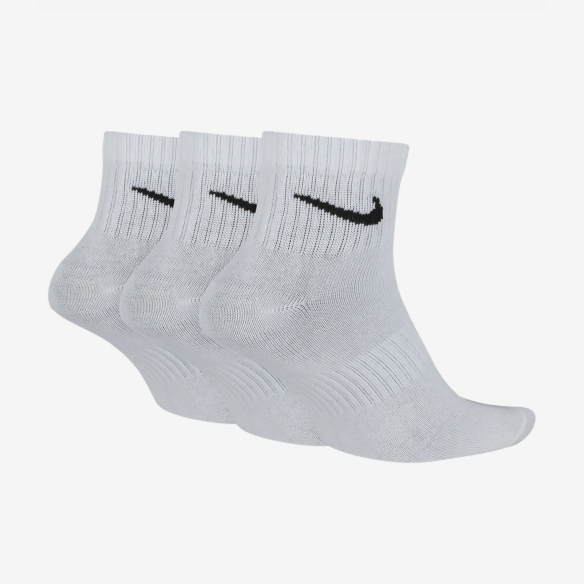 NIKE | EVERYDAY LIGHTWEIGHT { WHITE/BLACK