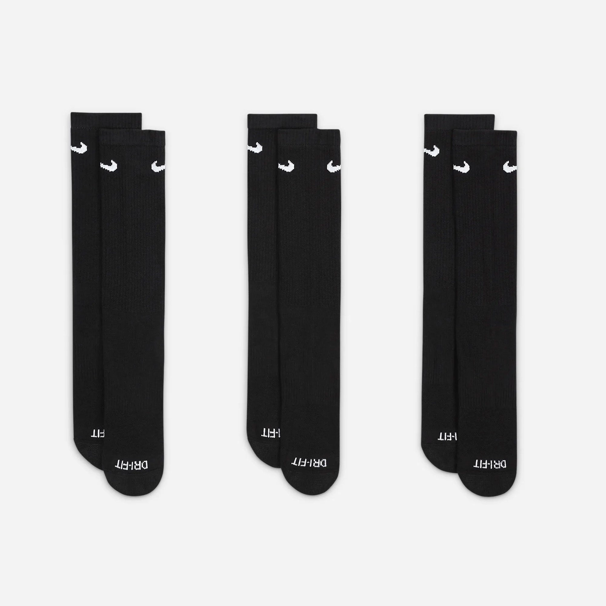 NIKE | EVERYDAY PLUS CUSHIONED { BLACK/WHITE