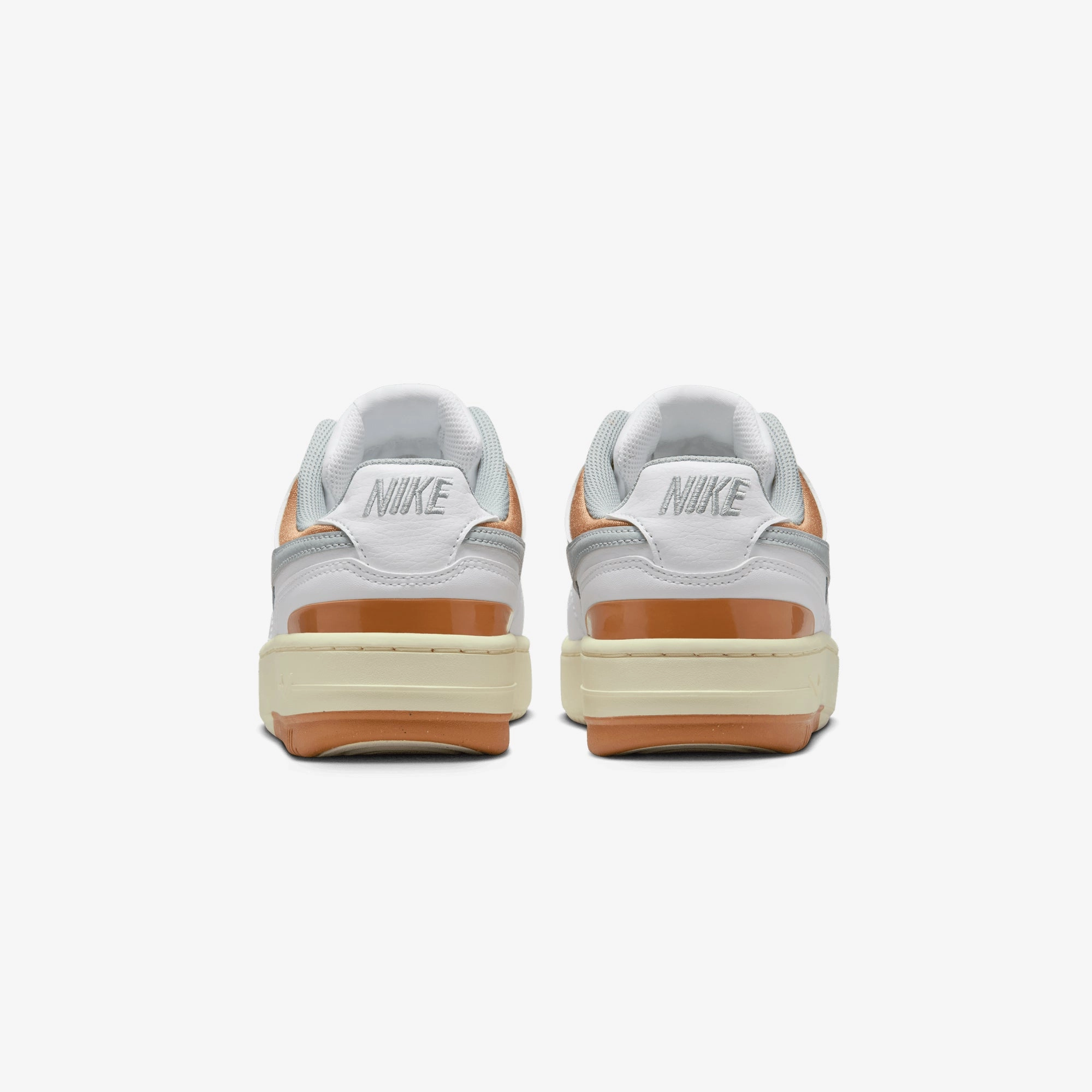 NIKE | GAMMA FORCE { WHITE/LIGHT PUMICE-FLAX-COCONUT MILK