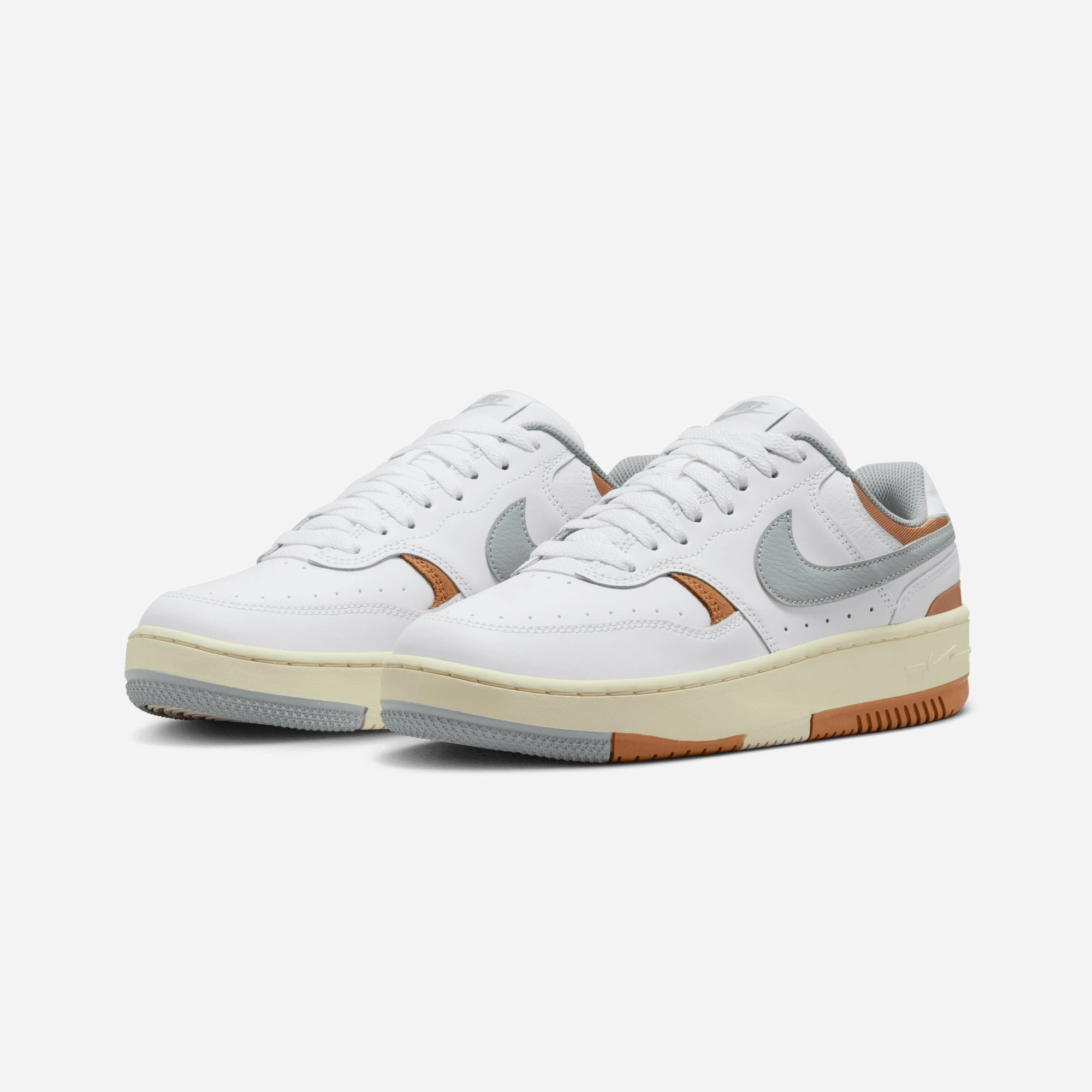 NIKE | GAMMA FORCE { WHITE/LIGHT PUMICE-FLAX-COCONUT MILK