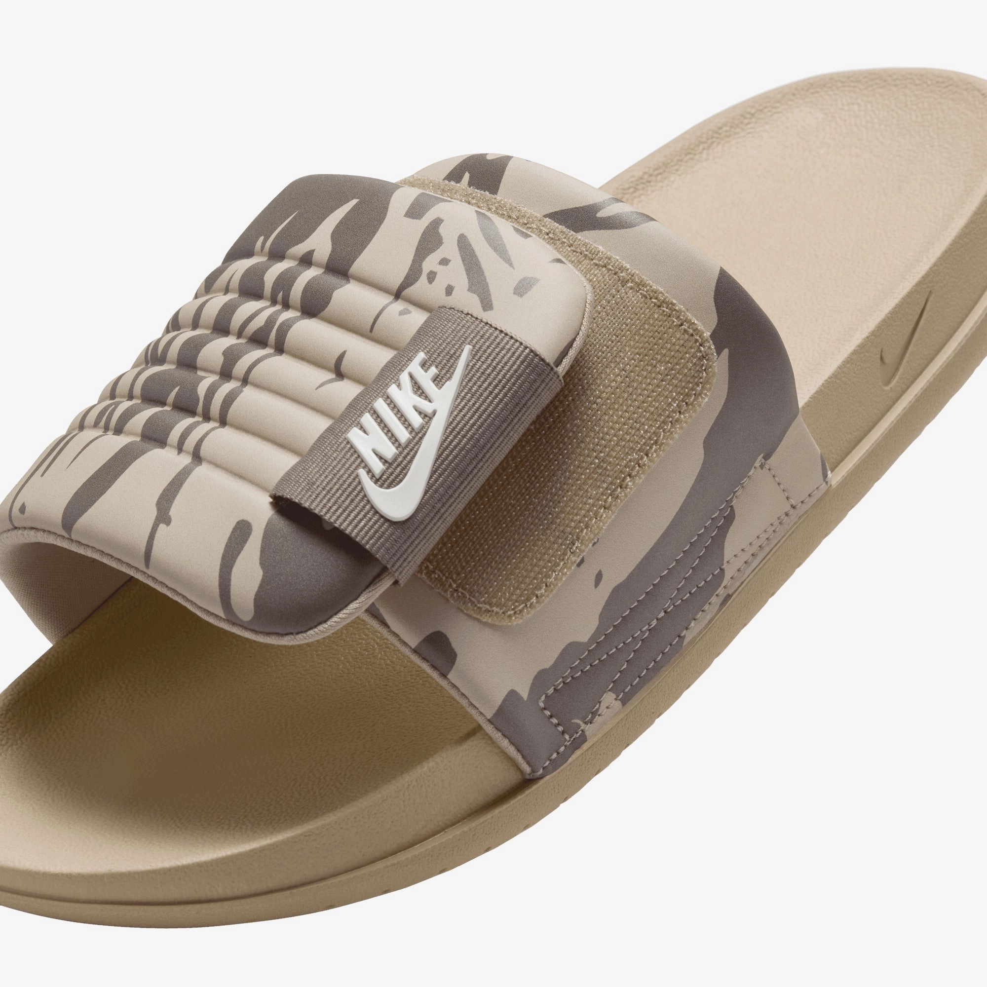 NIKE | OFFCOURT ADJUST { LIMESTONE/SEA GLASS-OLIVE GREY