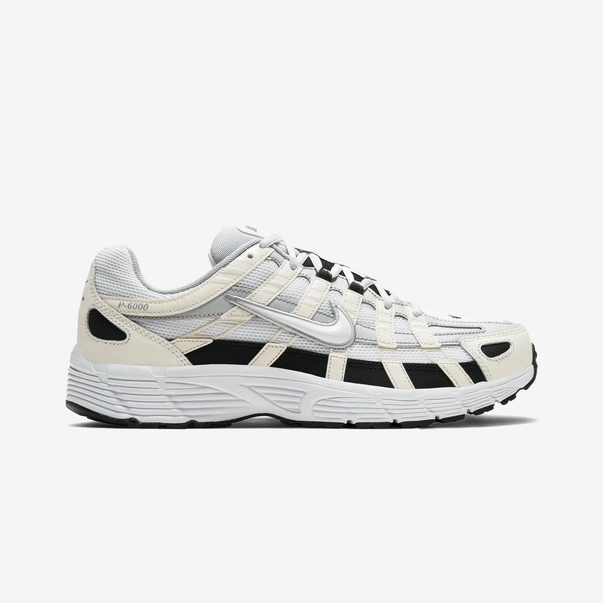 Nike | P-6000  { SAIL/WHITE-WOLF GREY-METALLIC SILVER