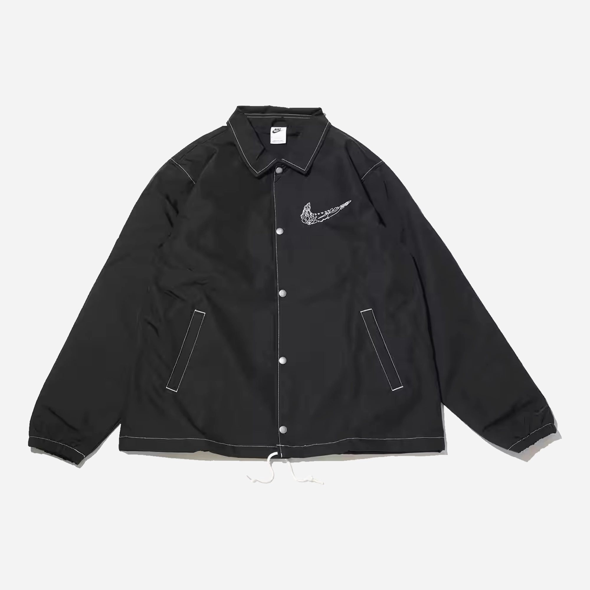 Nike | SPORTSWEAR LOOSE COACHES JACKET  { BLACK/SAIL/BLACK