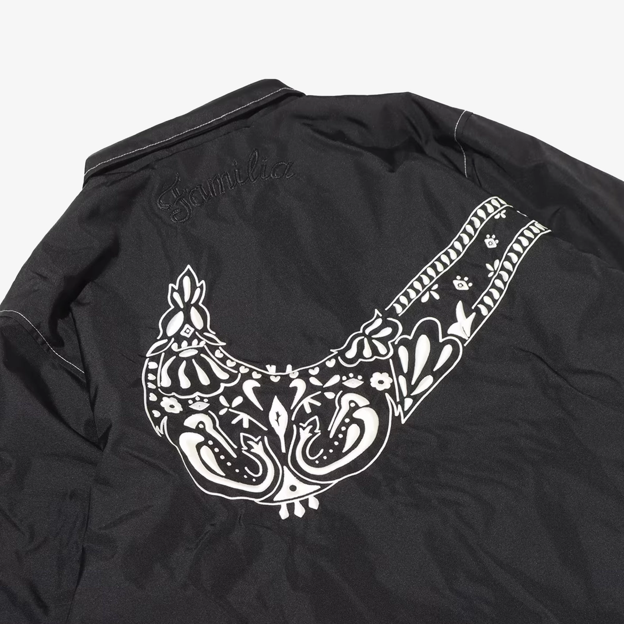 Nike | SPORTSWEAR LOOSE COACHES JACKET  { BLACK/SAIL/BLACK