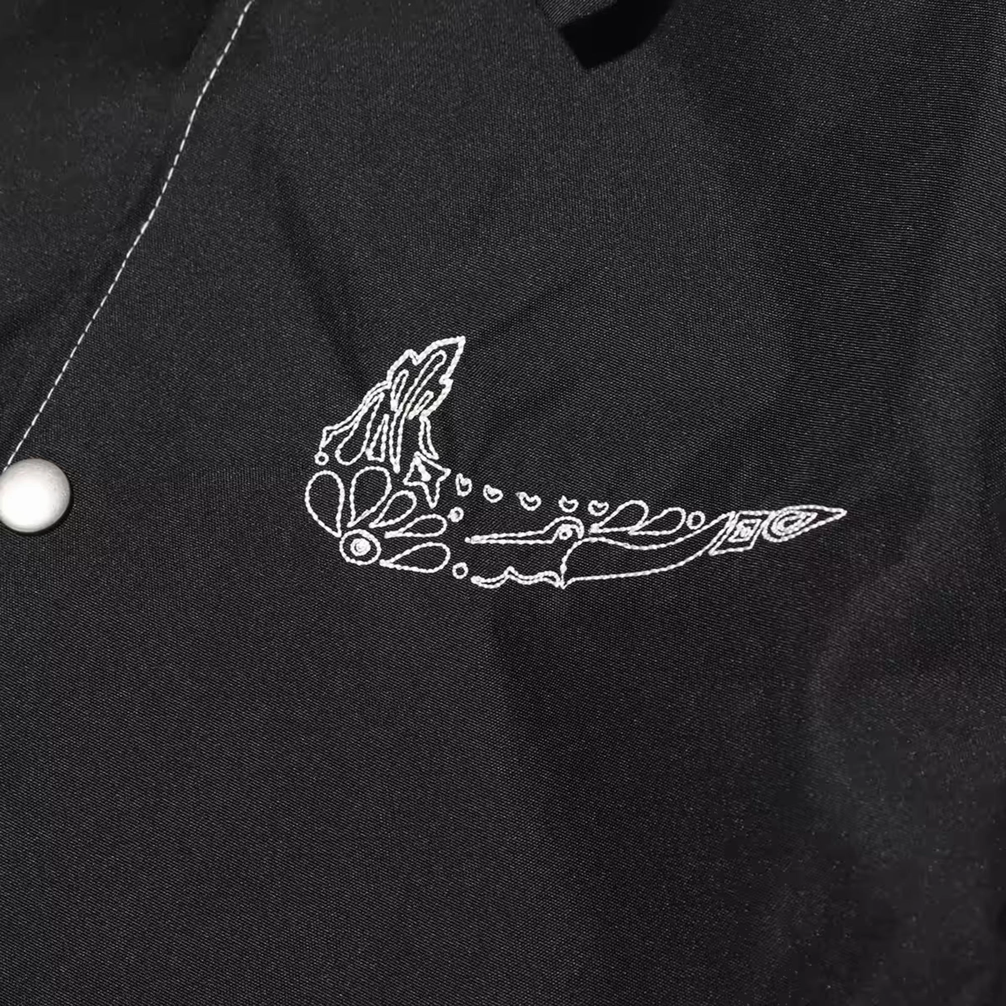 Nike | SPORTSWEAR LOOSE COACHES JACKET  { BLACK/SAIL/BLACK