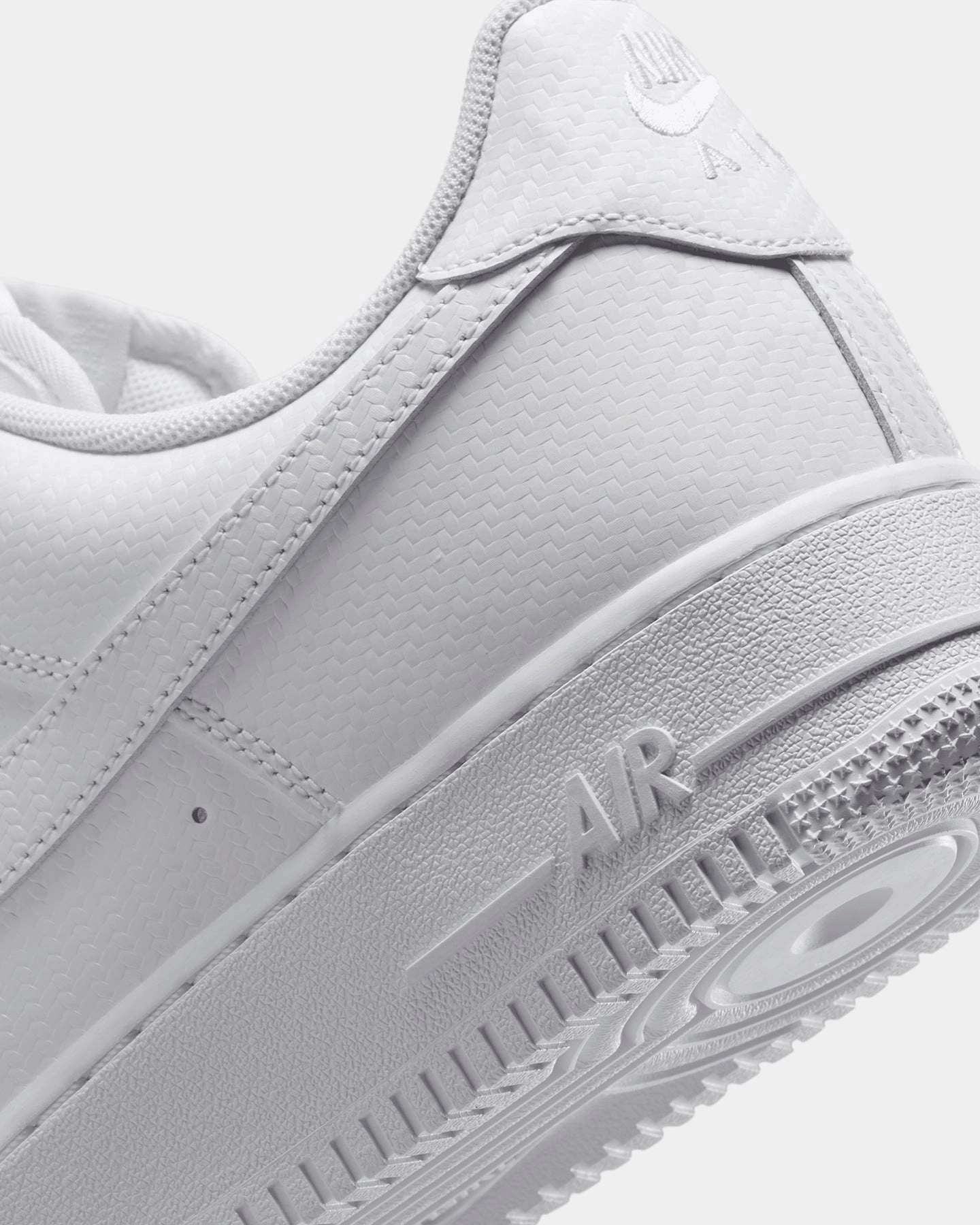 Nike Air Force 1 '07 Texture Carbon Fibre White/White