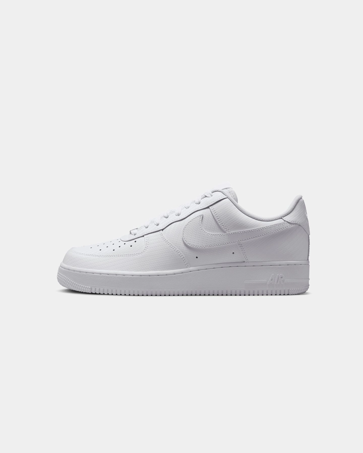Nike Air Force 1 '07 Texture Carbon Fibre White/White