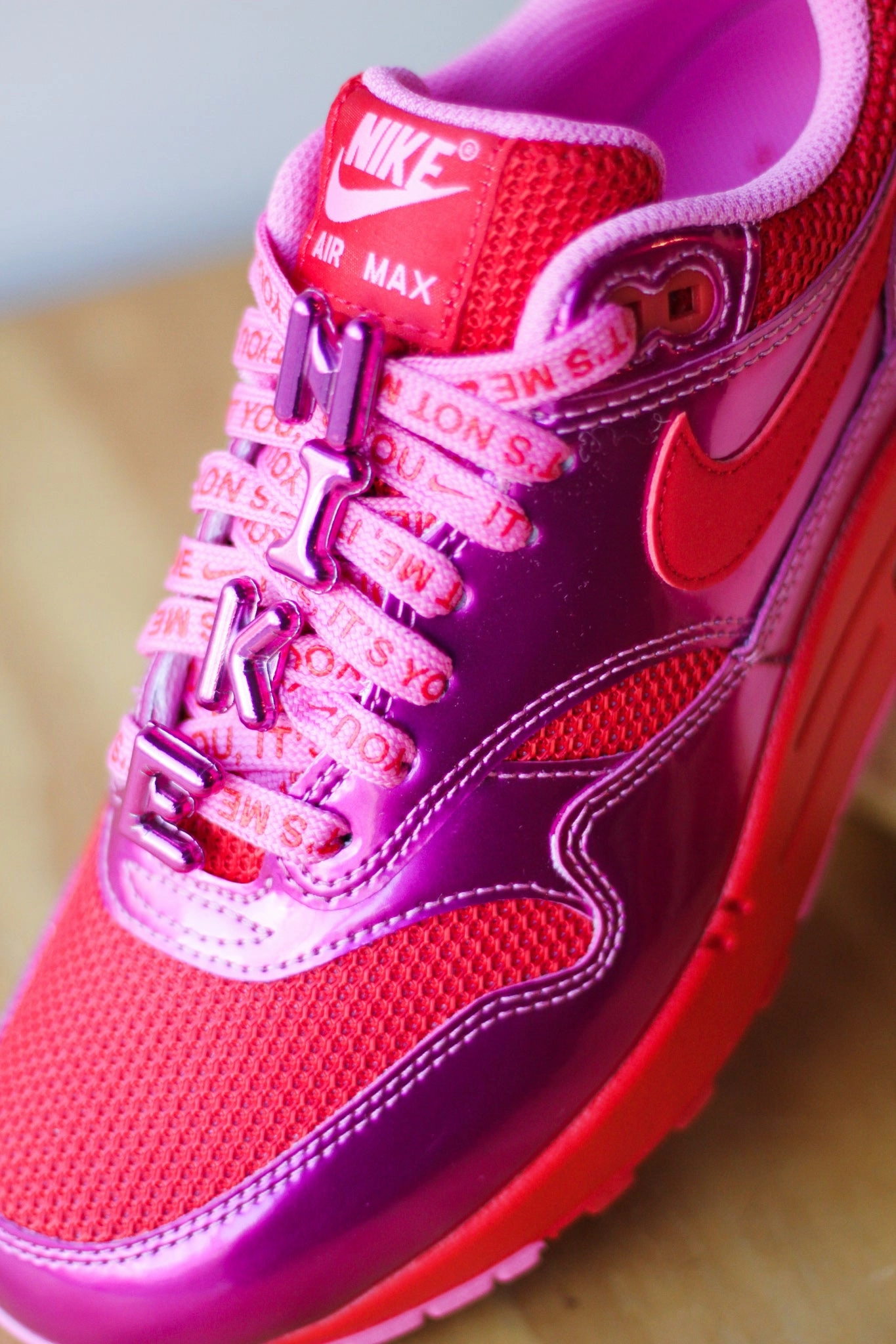 NIKE AIR MAX 1 PREMIUM PLAYFUL PINK/UNIVERSITY RED-PLAYFUL PIN