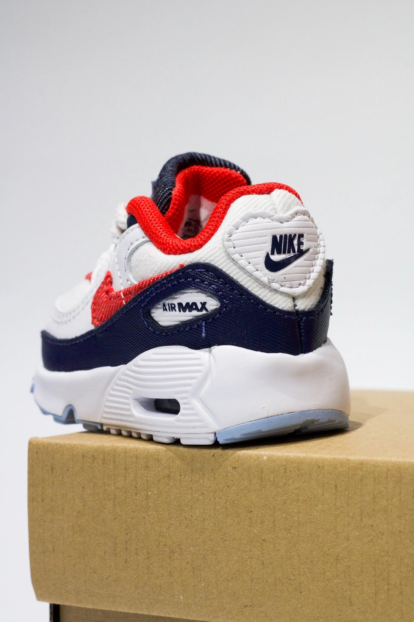 NIKE AIR MAX 90 (TD)  CHILE RED/MIDNIGHT NAVY