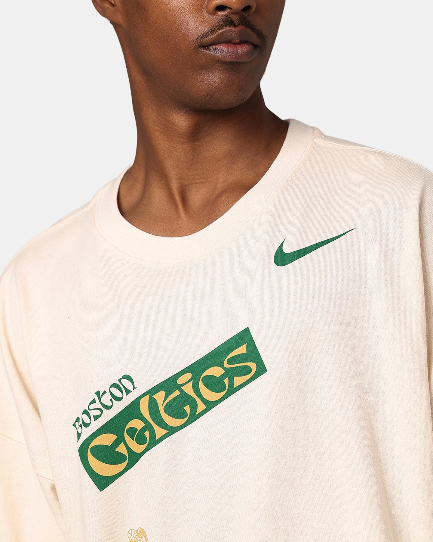 Nike Boston Celtics NBA Courtside Oversized T-Shirt Pure