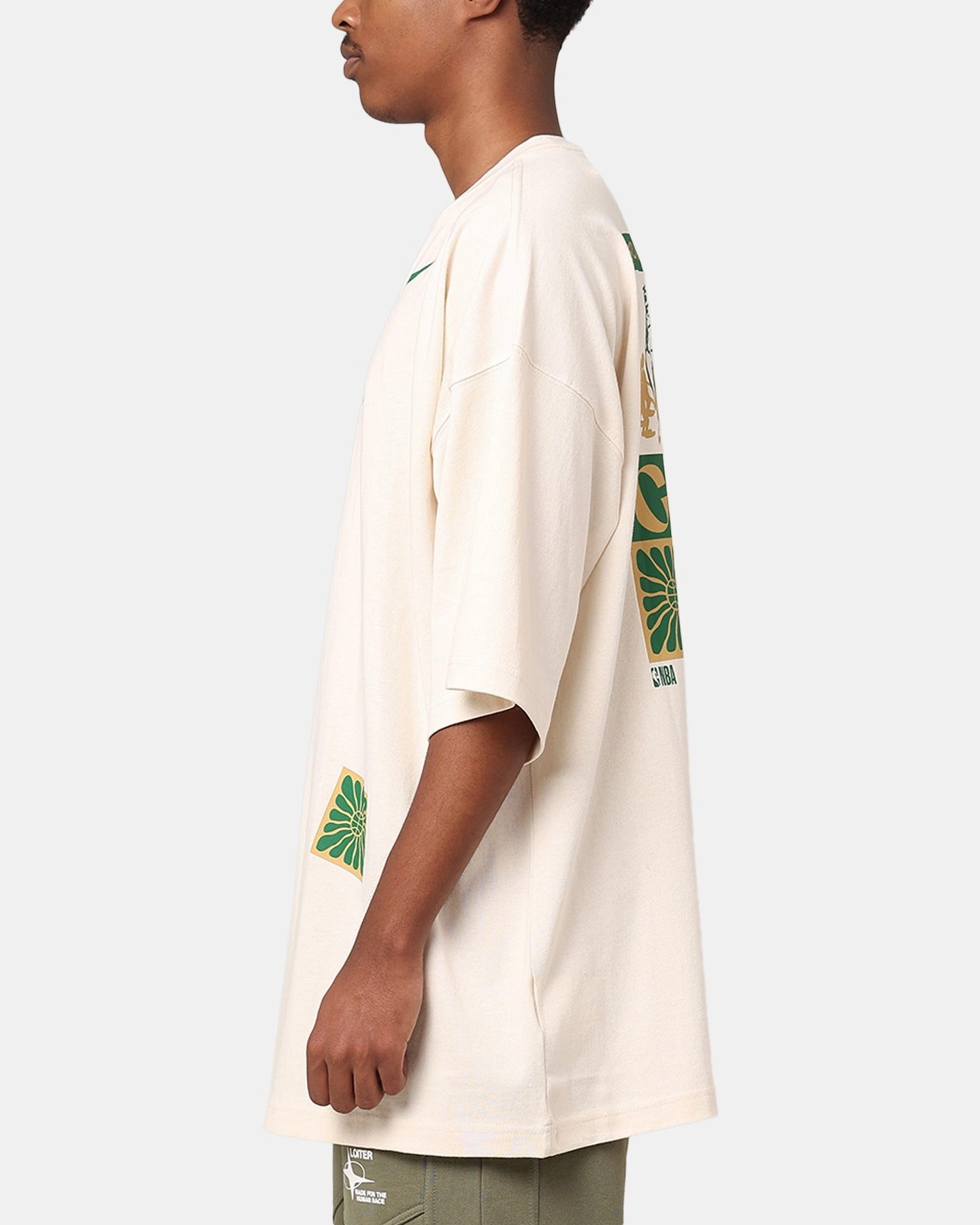 Nike Boston Celtics NBA Courtside Oversized T-Shirt Pure