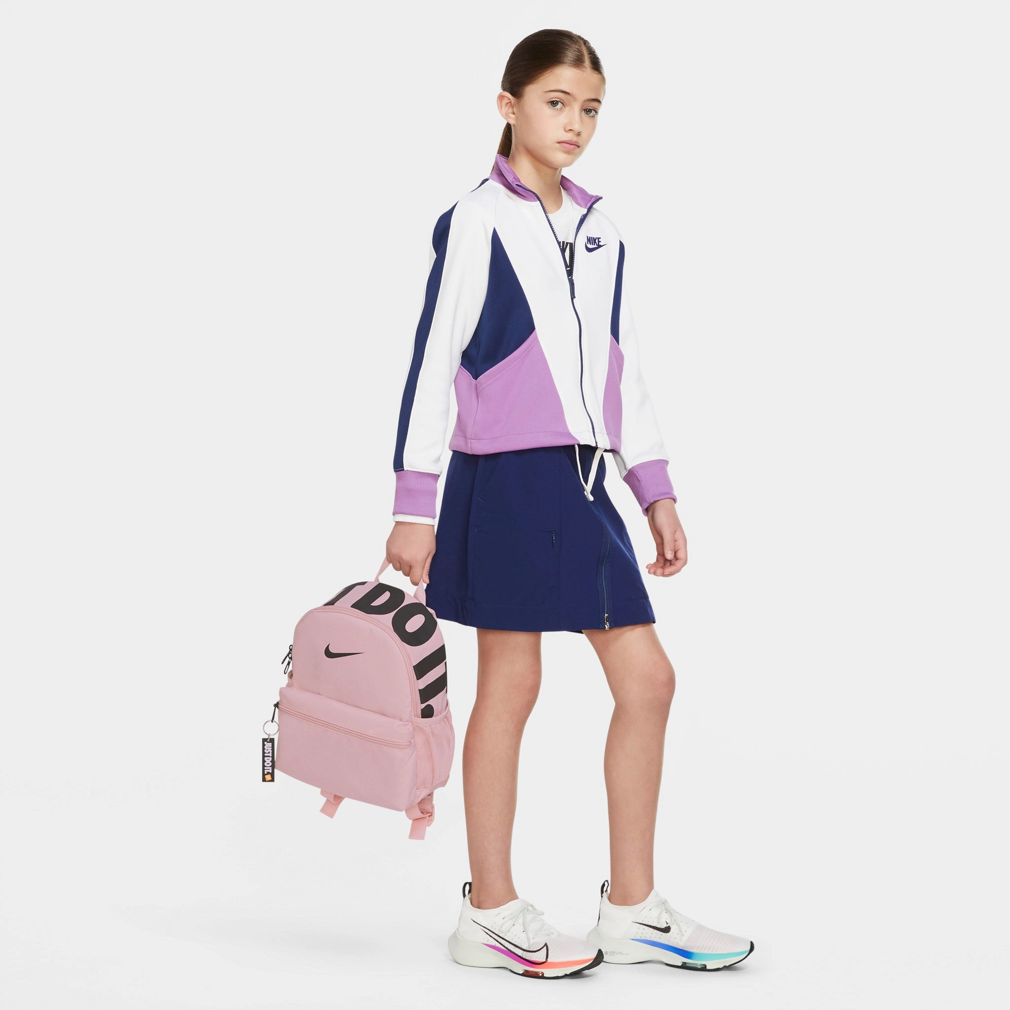 Nike Children's Brasilia JDI Backpack Pink Glaze / Pink Glaze - Black