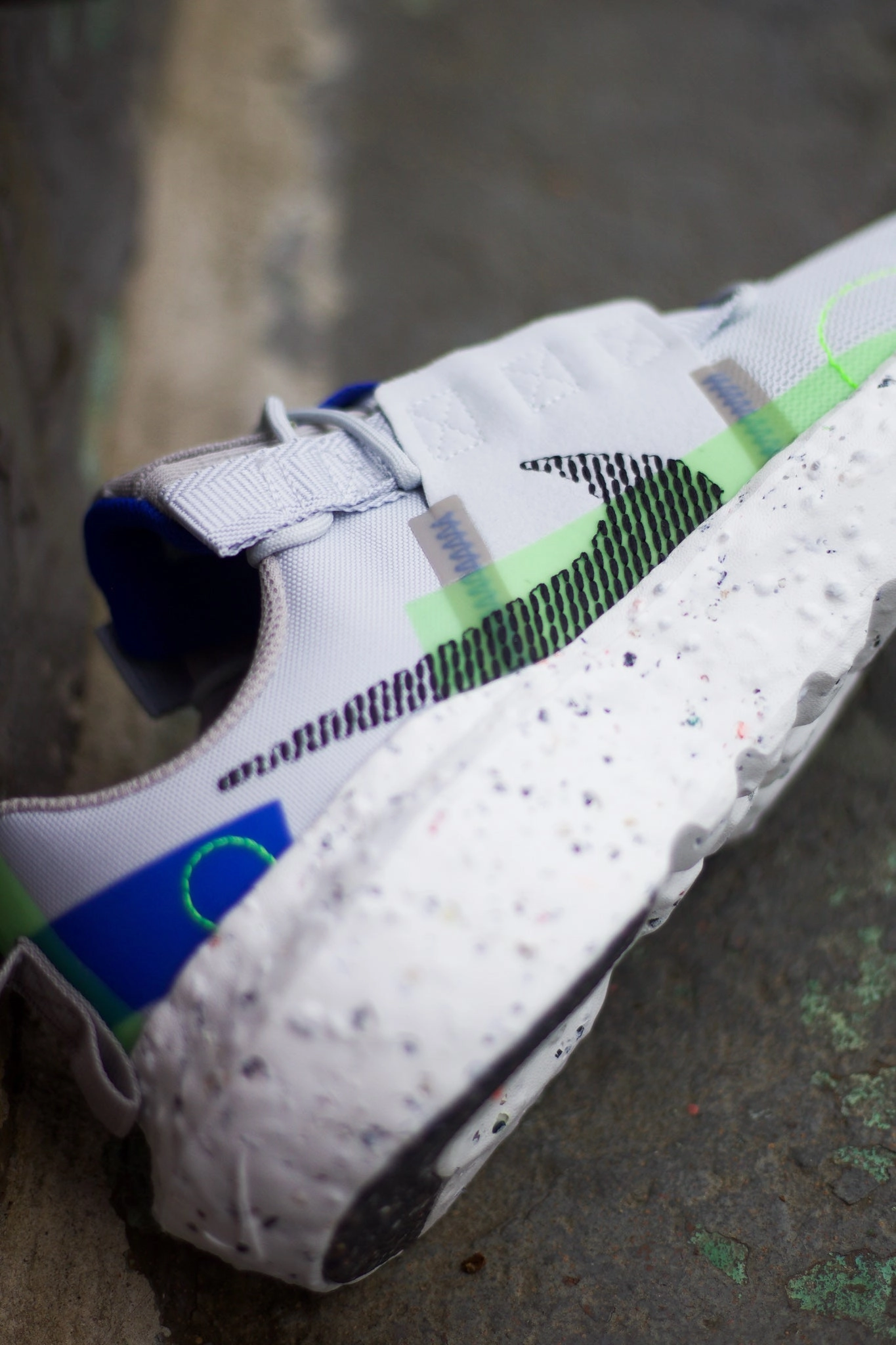 NIKE CRATER IMPACT PURE PLATINUM/ELECTRIC GREEN