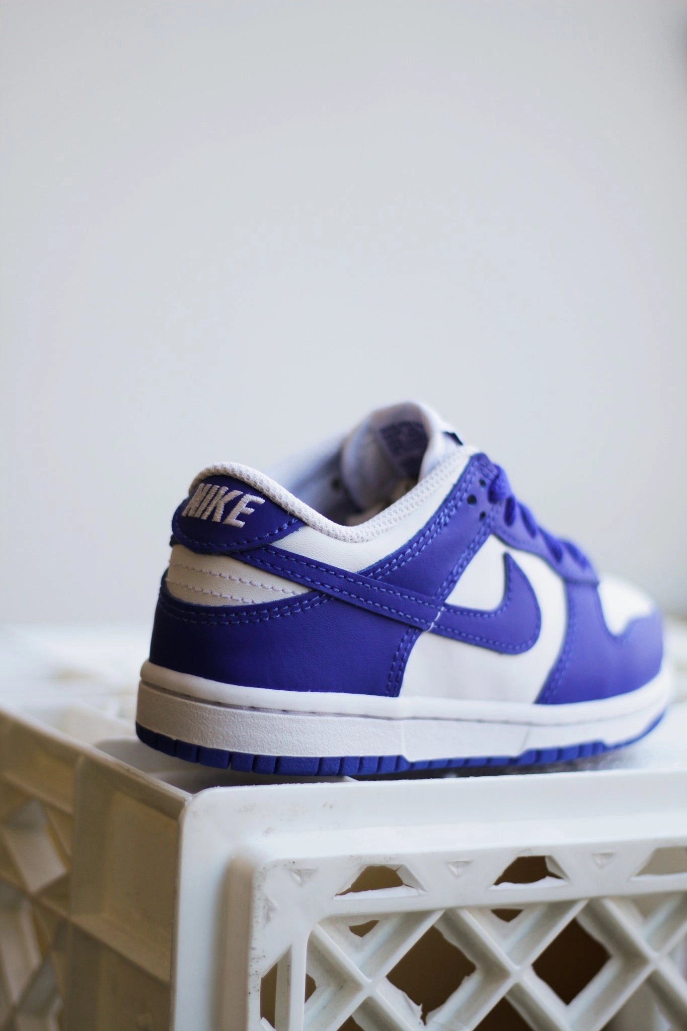 NIKE DUNK LOW (PS) WHITE/HYPER ROYAL-HYPER ROYAL