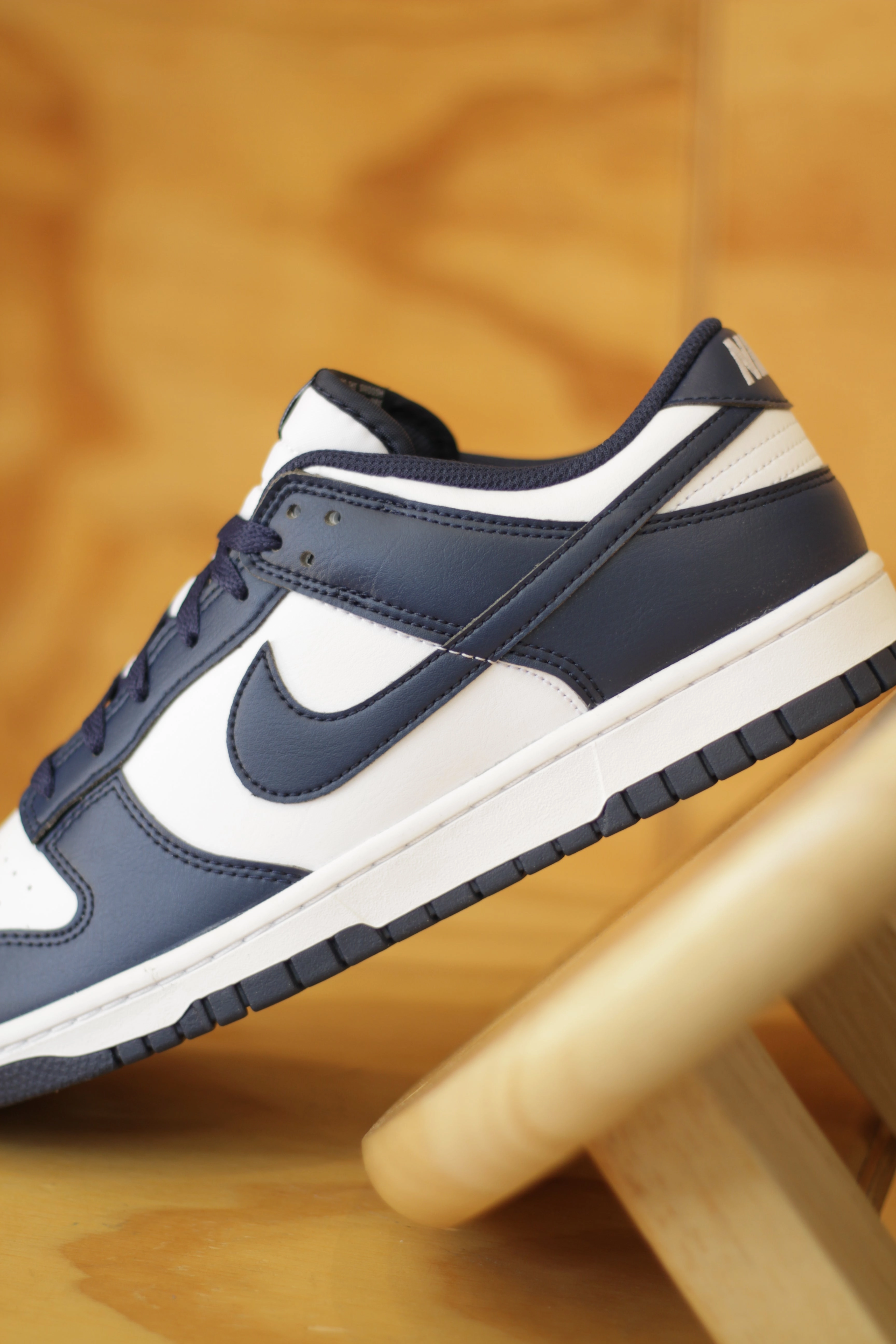 NIKE DUNK LOW RETRO WHITE/MIDNIGHT NAVY-WHITE