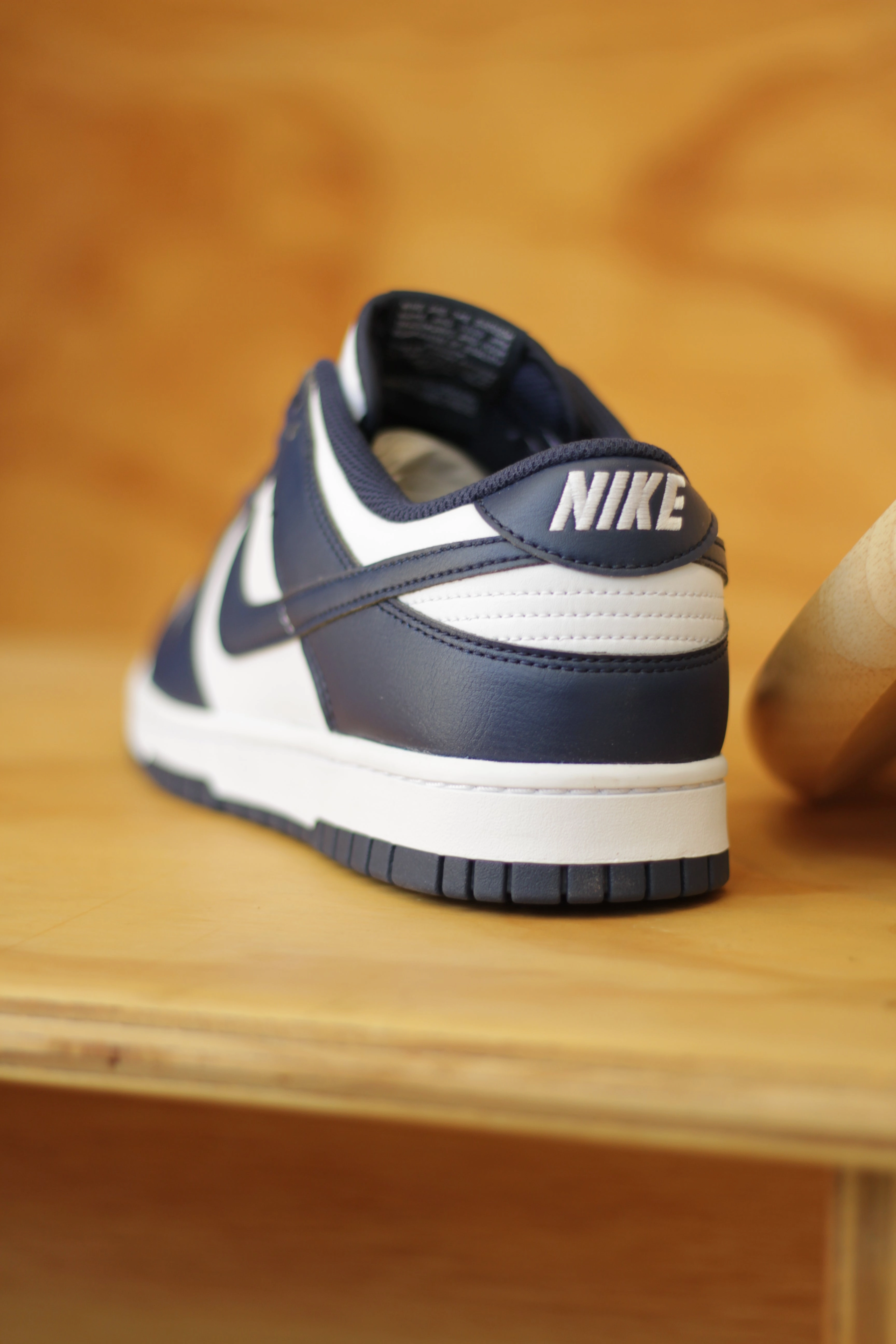 NIKE DUNK LOW RETRO WHITE/MIDNIGHT NAVY-WHITE
