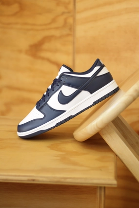 NIKE DUNK LOW RETRO WHITE/MIDNIGHT NAVY-WHITE
