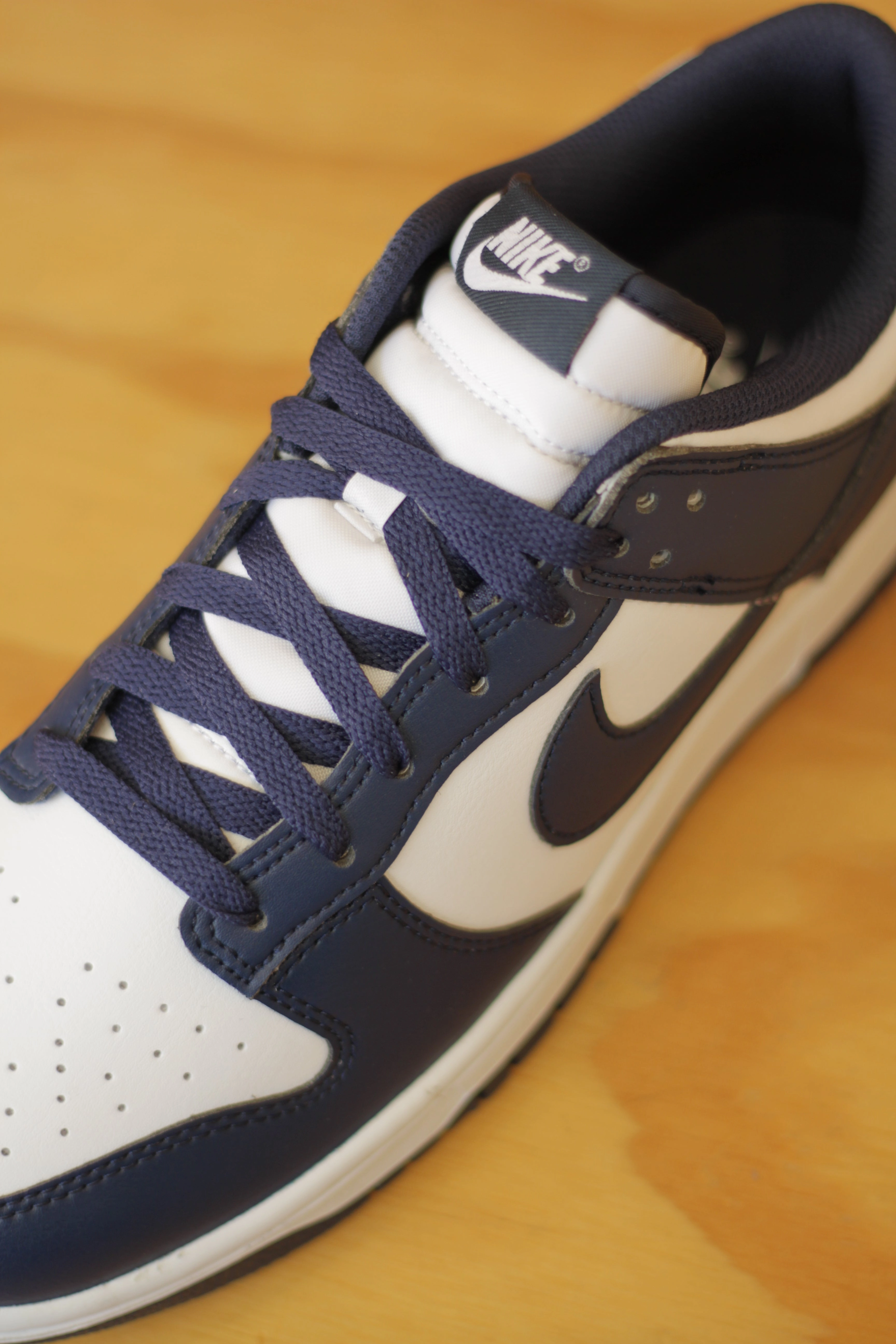 NIKE DUNK LOW RETRO WHITE/MIDNIGHT NAVY-WHITE