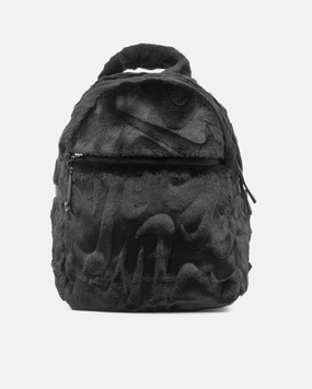 Nike Faux Fur Mini Backpack (6L) Black/Black