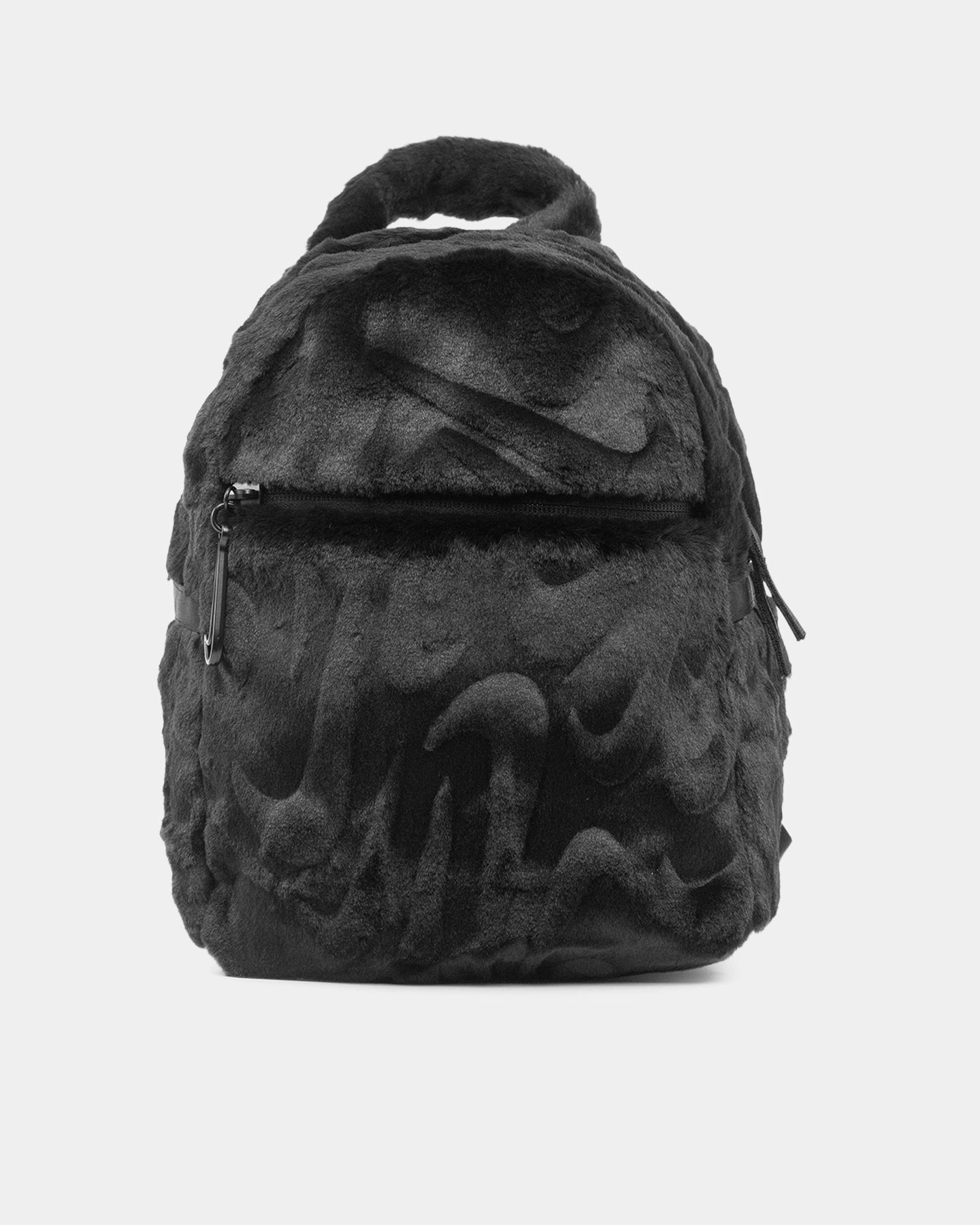 Nike Faux Fur Mini Backpack (6L) Black/Black