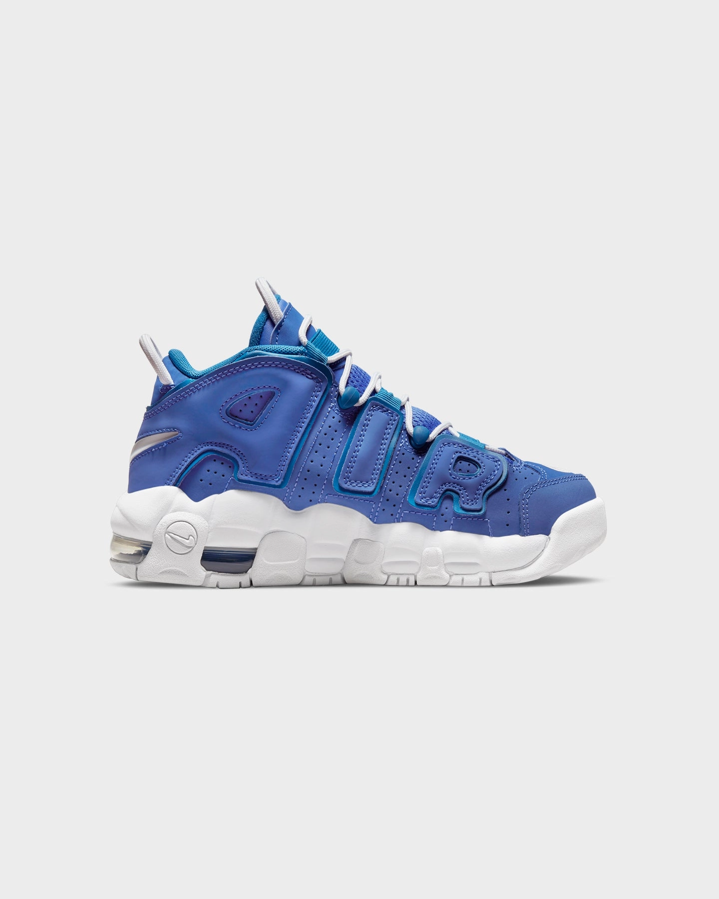 Nike Kid's Air More Uptempo (GS) Medium Blue/White/Battle Blue