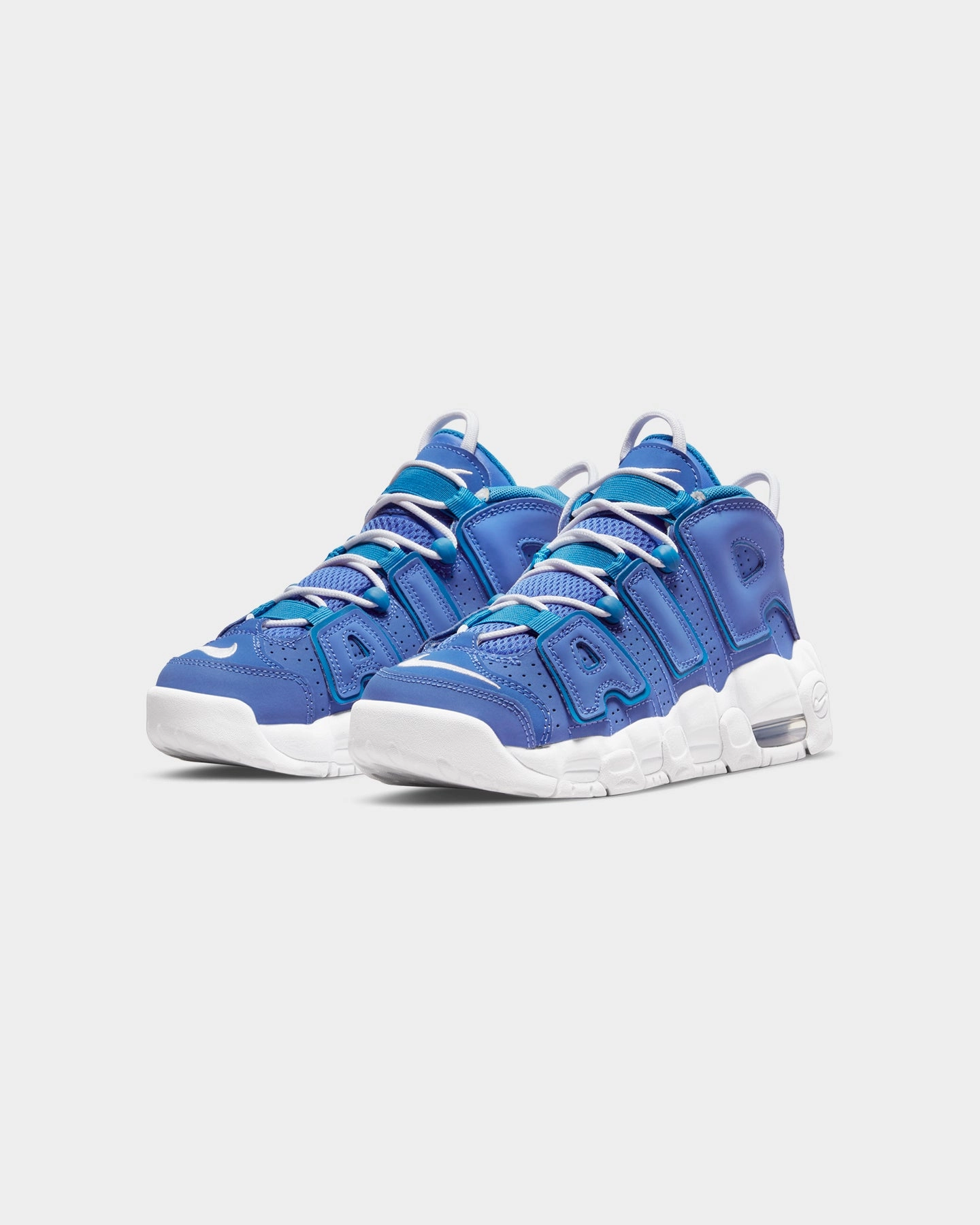 Nike Kid's Air More Uptempo (GS) Medium Blue/White/Battle Blue