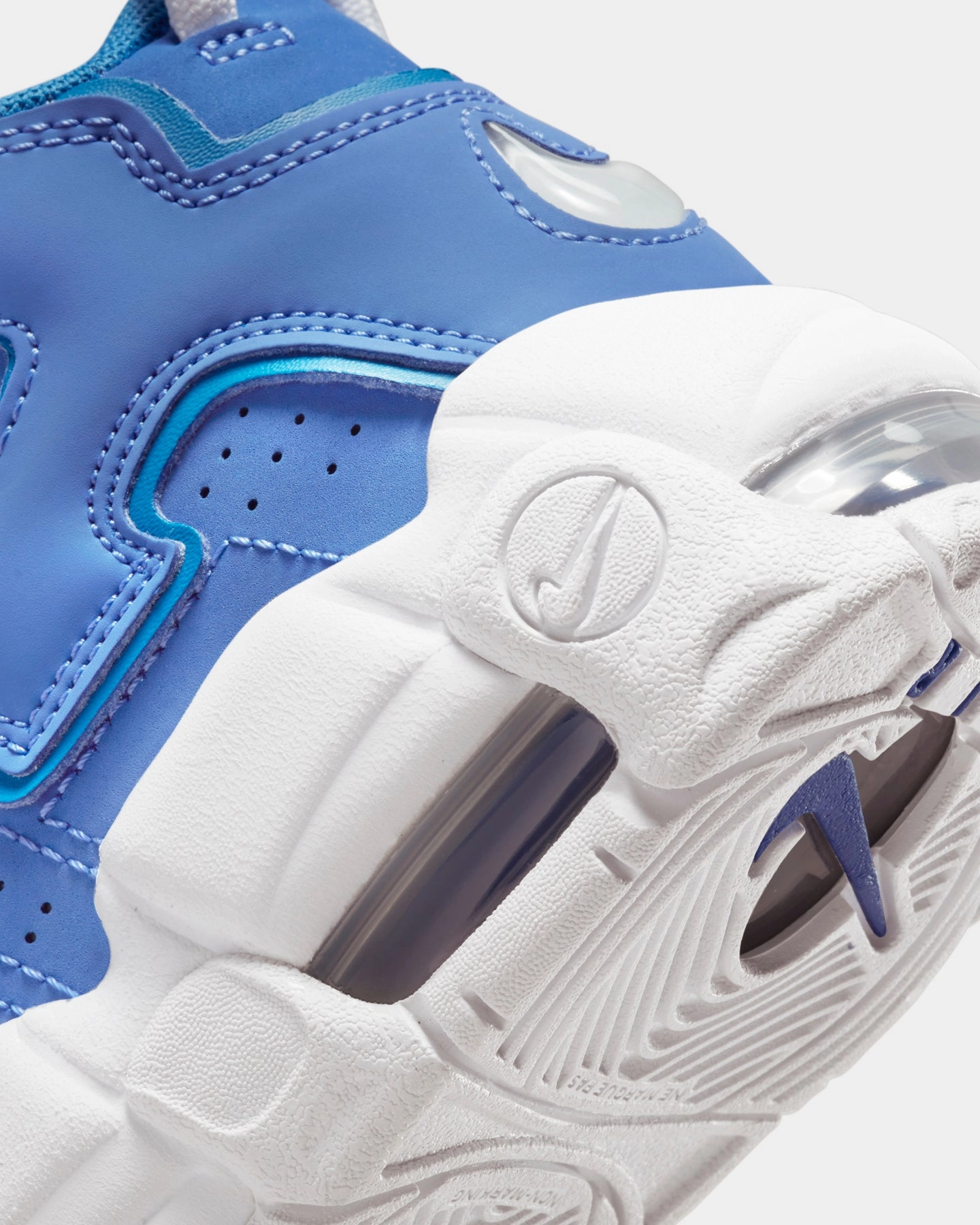 Nike Kid's Air More Uptempo (GS) Medium Blue/White/Battle Blue