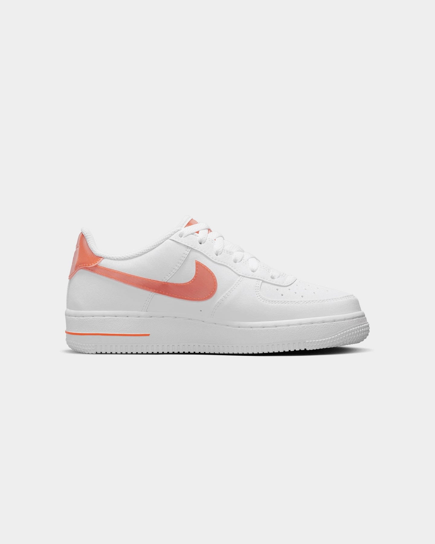 Nike Kids' Air Force 1 Next Nature (GS) White/Safety Orange