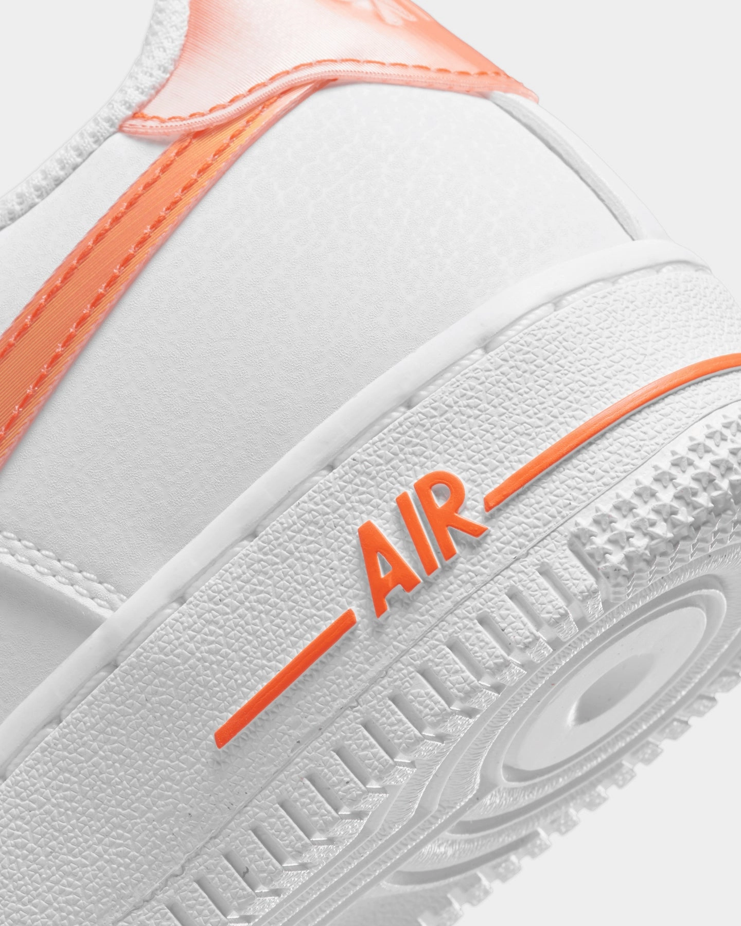 Nike Kids' Air Force 1 Next Nature (GS) White/Safety Orange